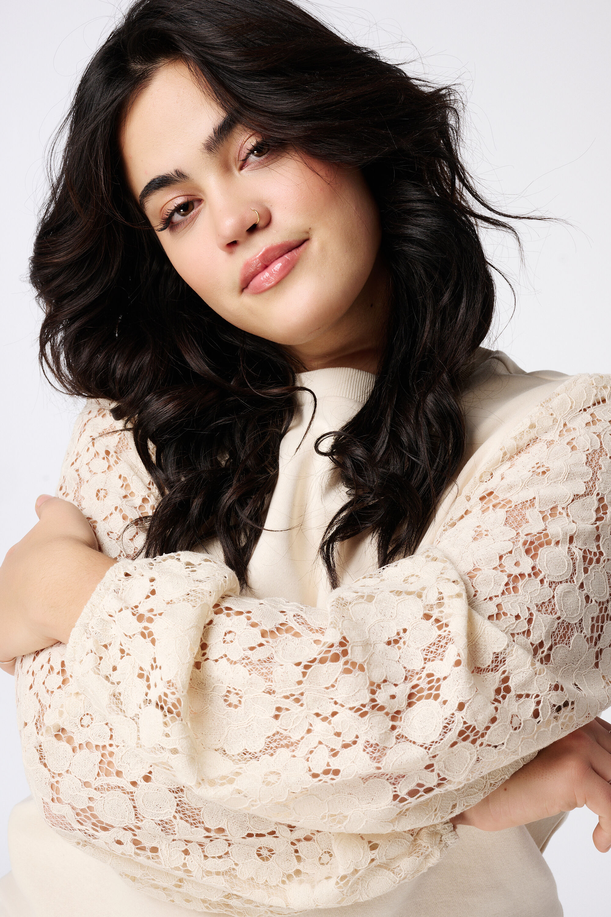 Top mit Spitzen&auml;rmeln image number 4