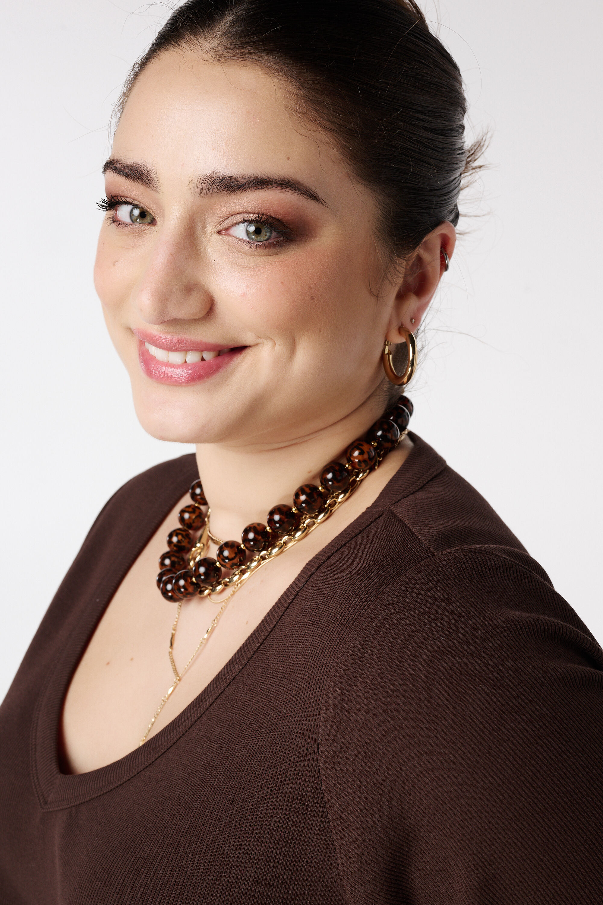 Ripp-Top mit V-Ausschnitt image number 4