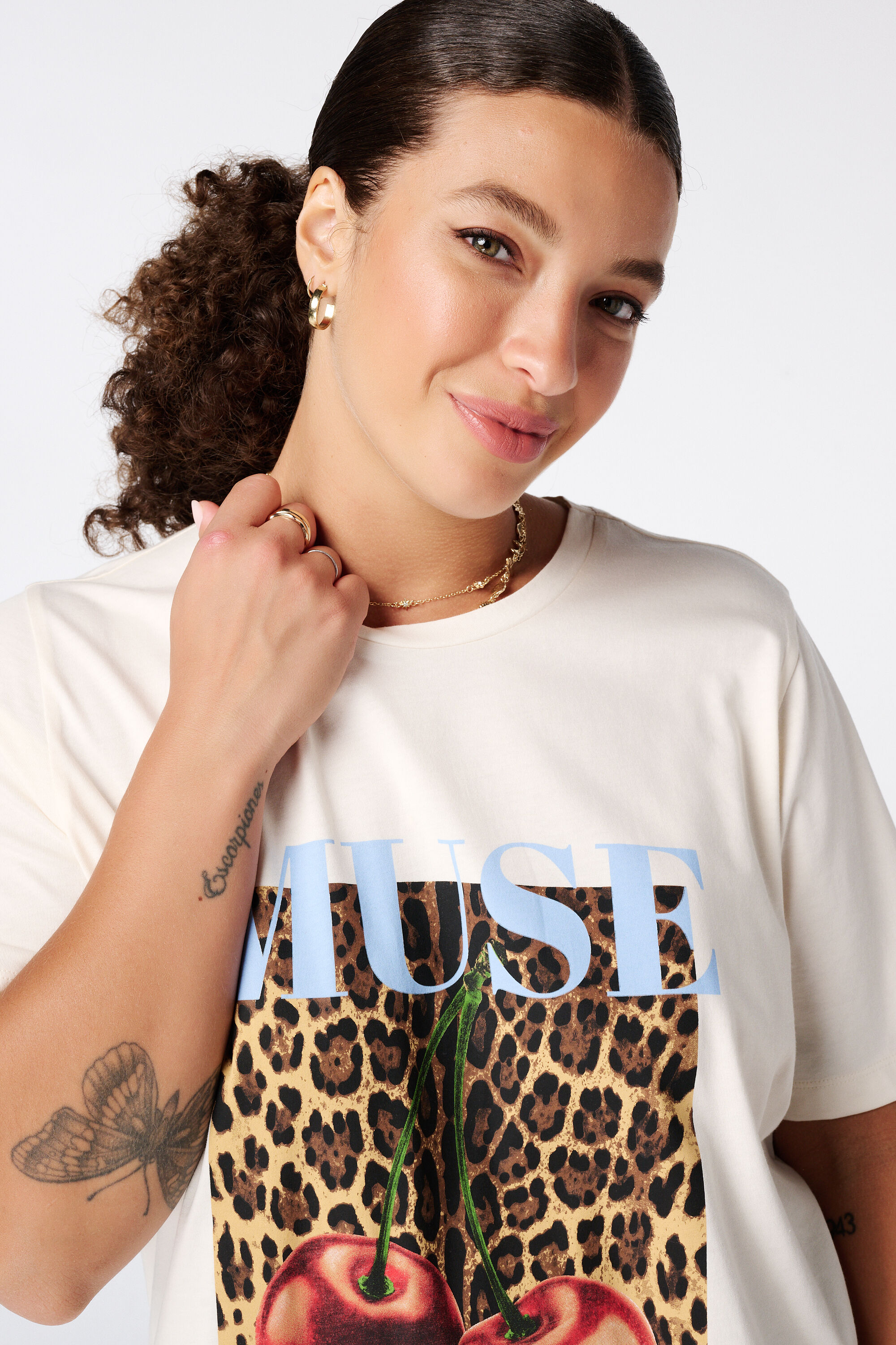 T Shirt mit Print image number 4