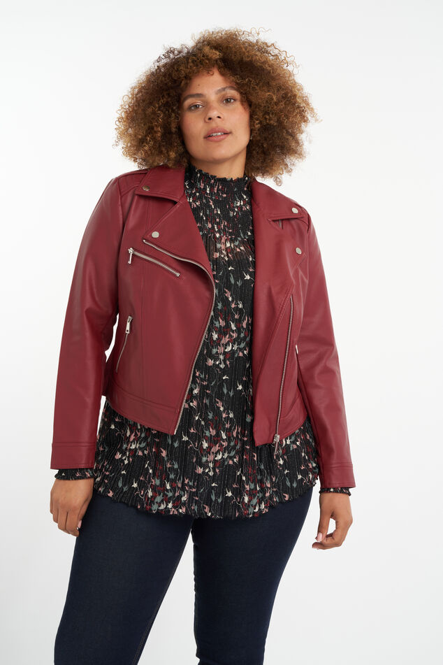 Biker-Jacke aus Kunstleder image number 0