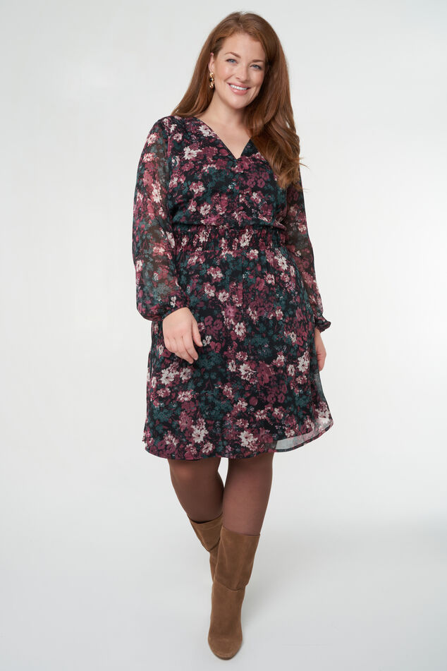 Kleid mit Blumen-Print  image number 0