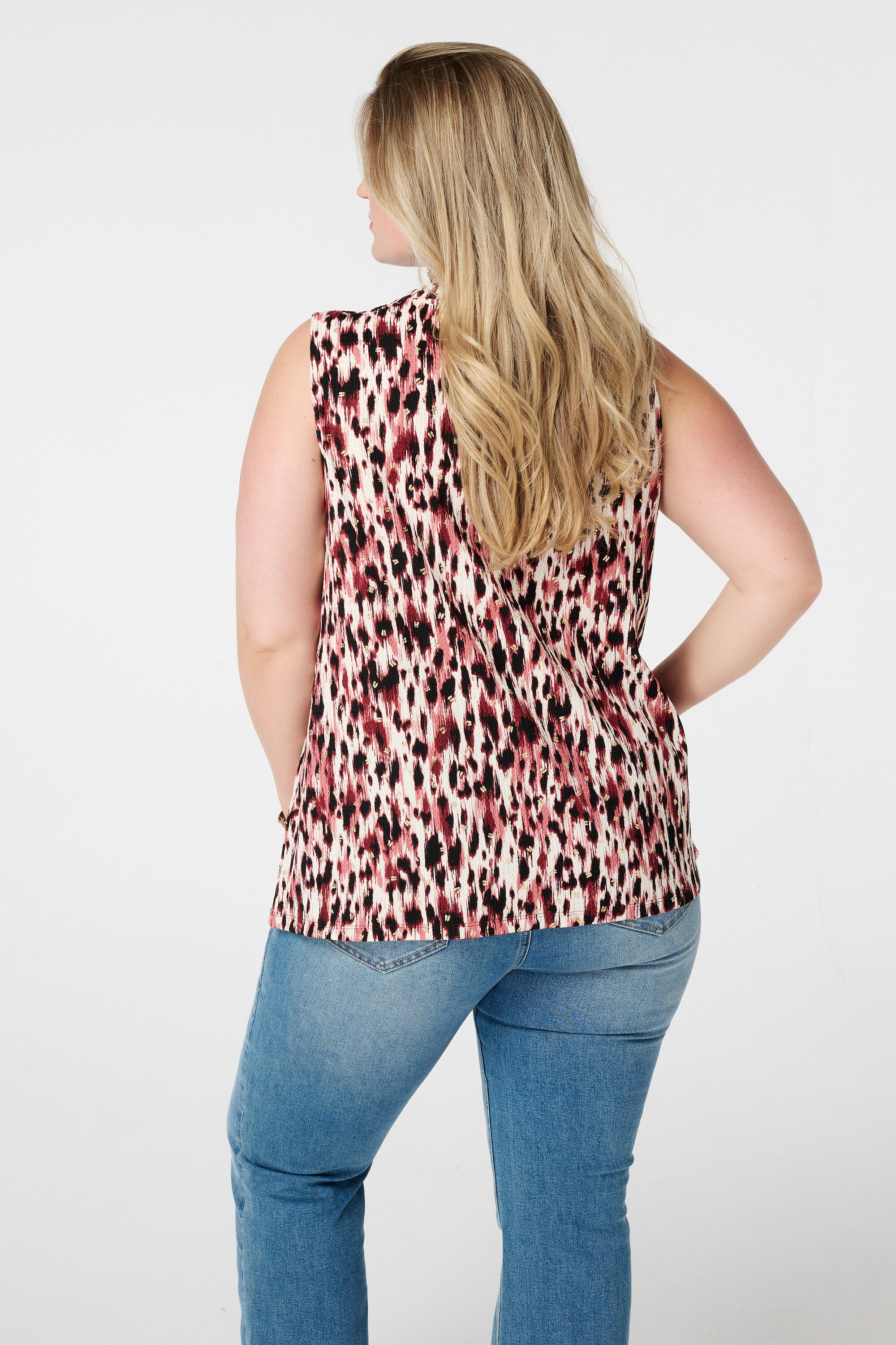 Bedrucktes &auml;rmelloses Top image number 3