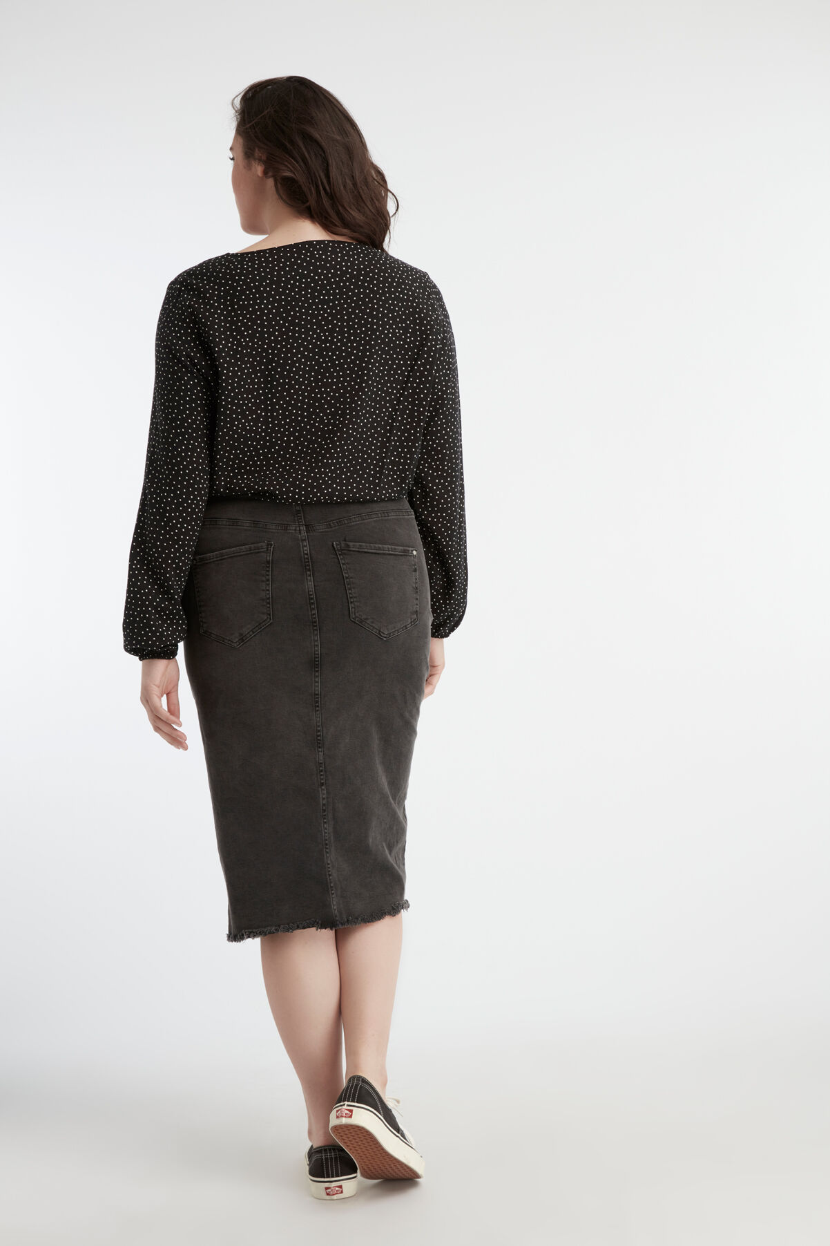 Denim-Rock mit Schlitz image number 4