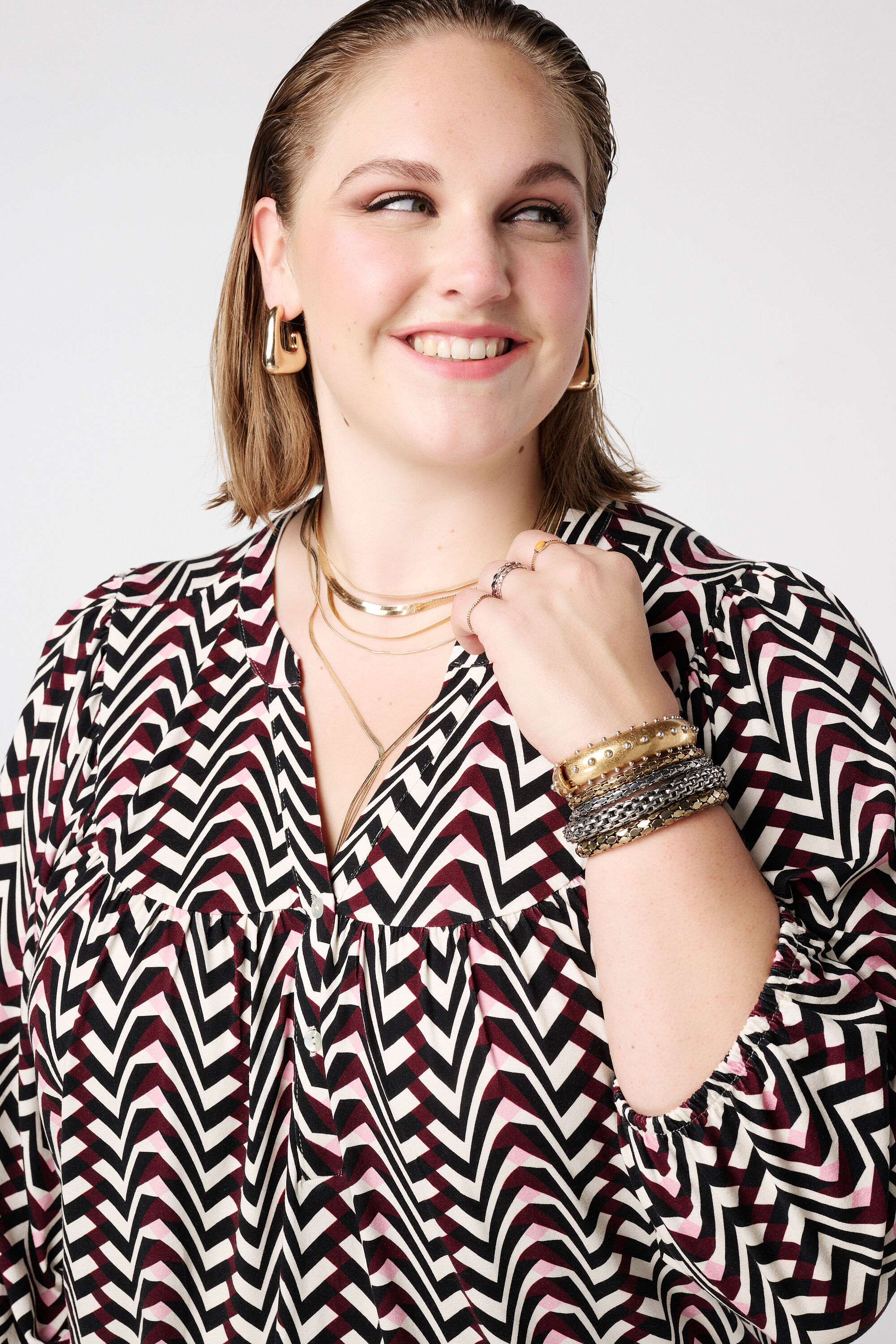 Jersey-Top mit Print image number 4