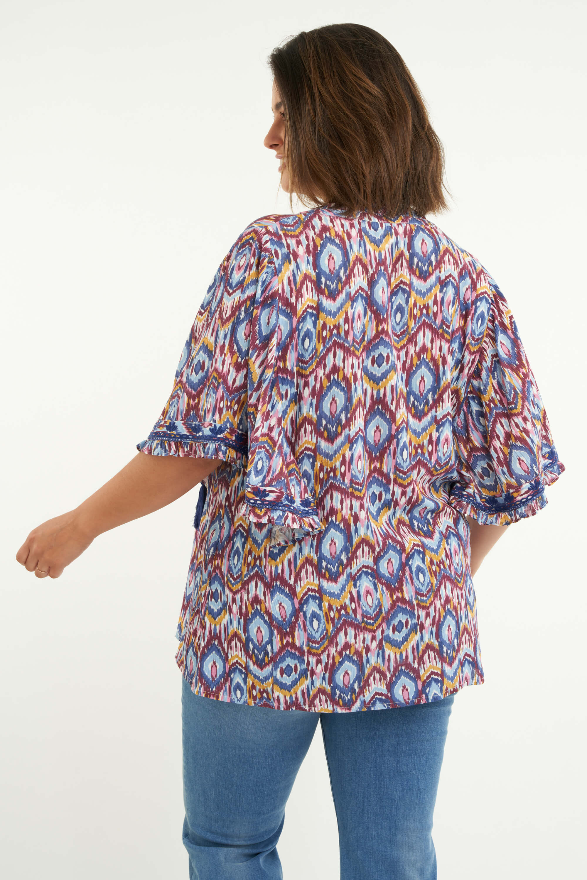 Bluse mit Print image number 4