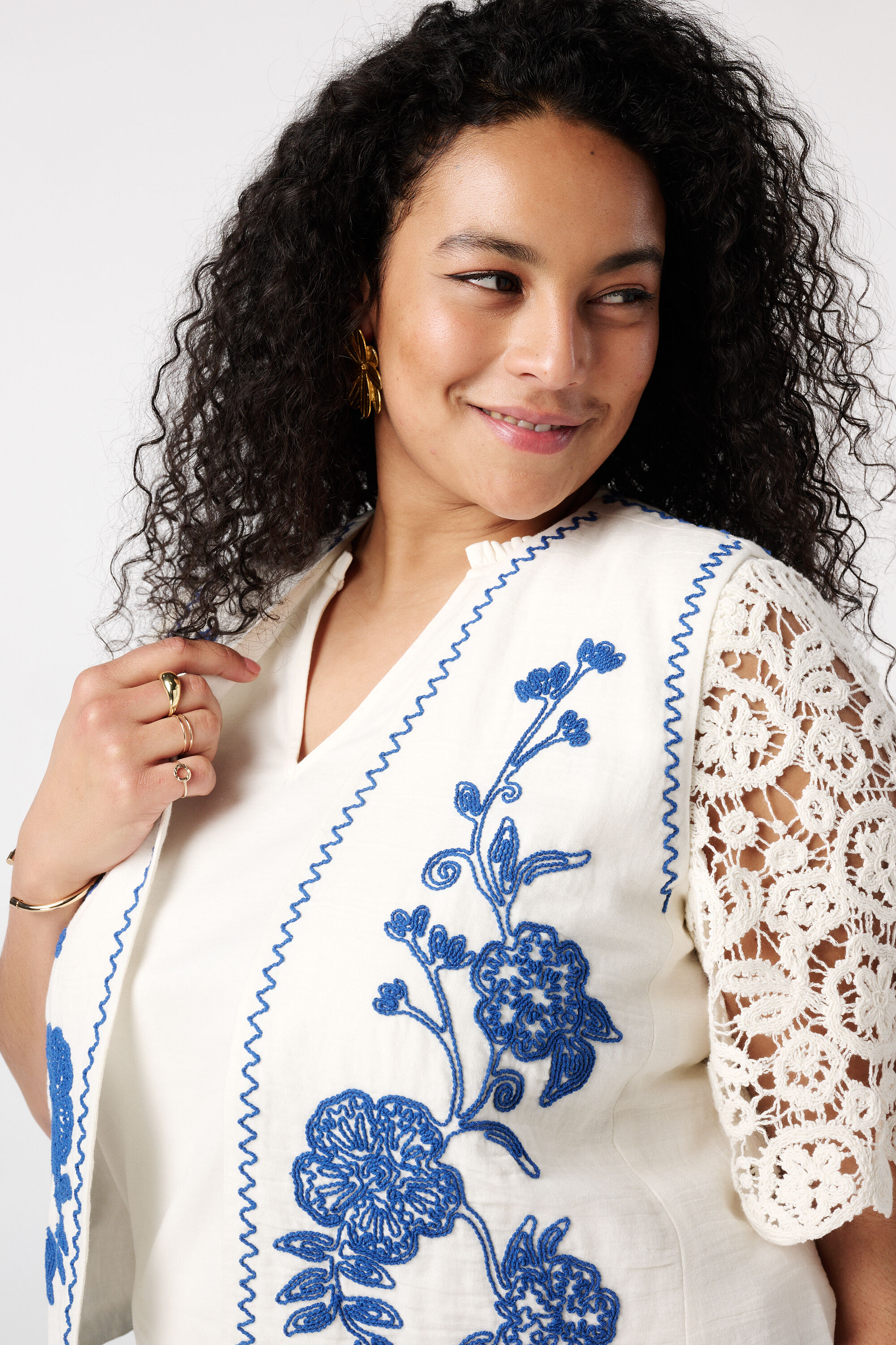 Bestickte Weste  image number 4