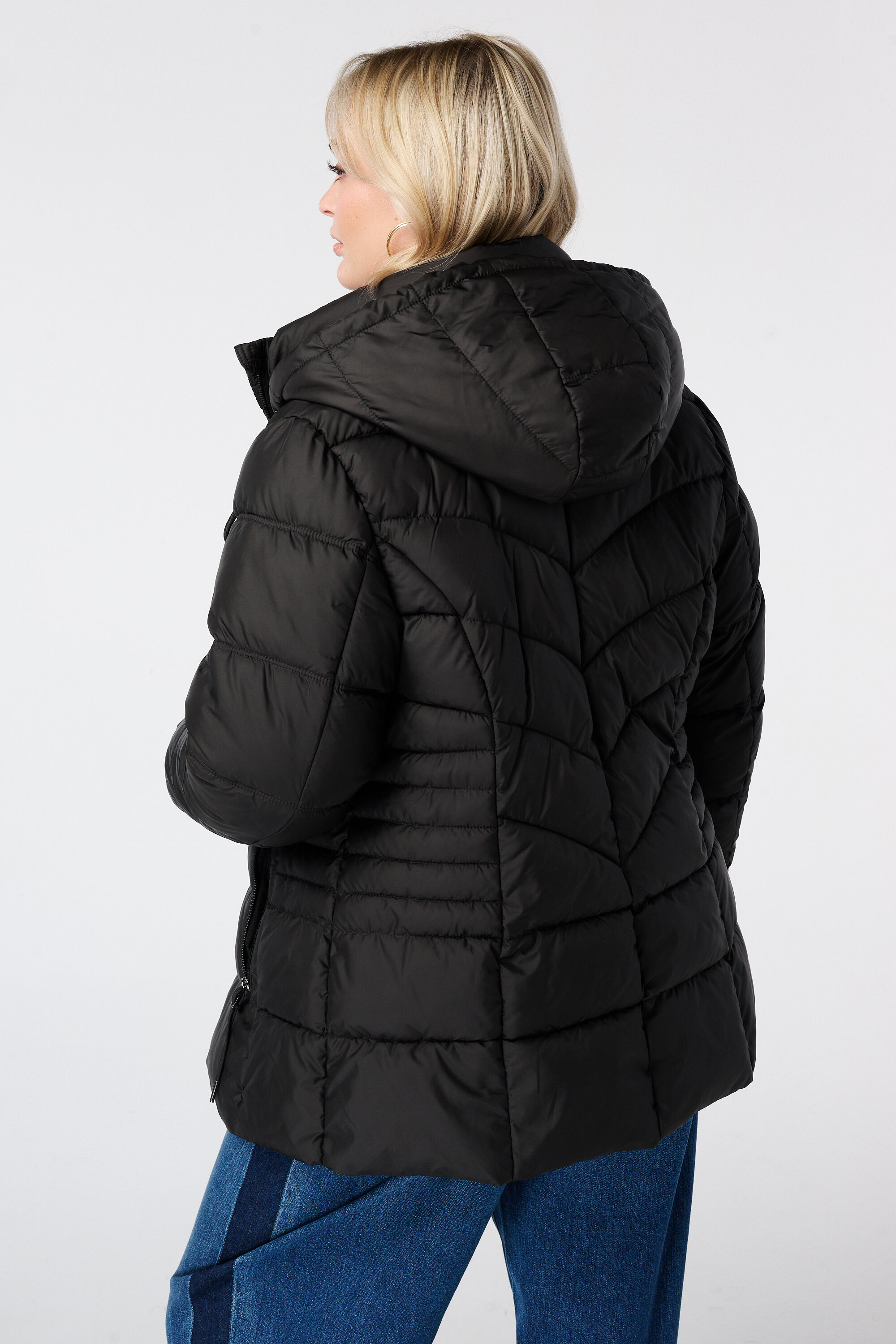 Gesteppte Jacke mit Kapuze image number 3
