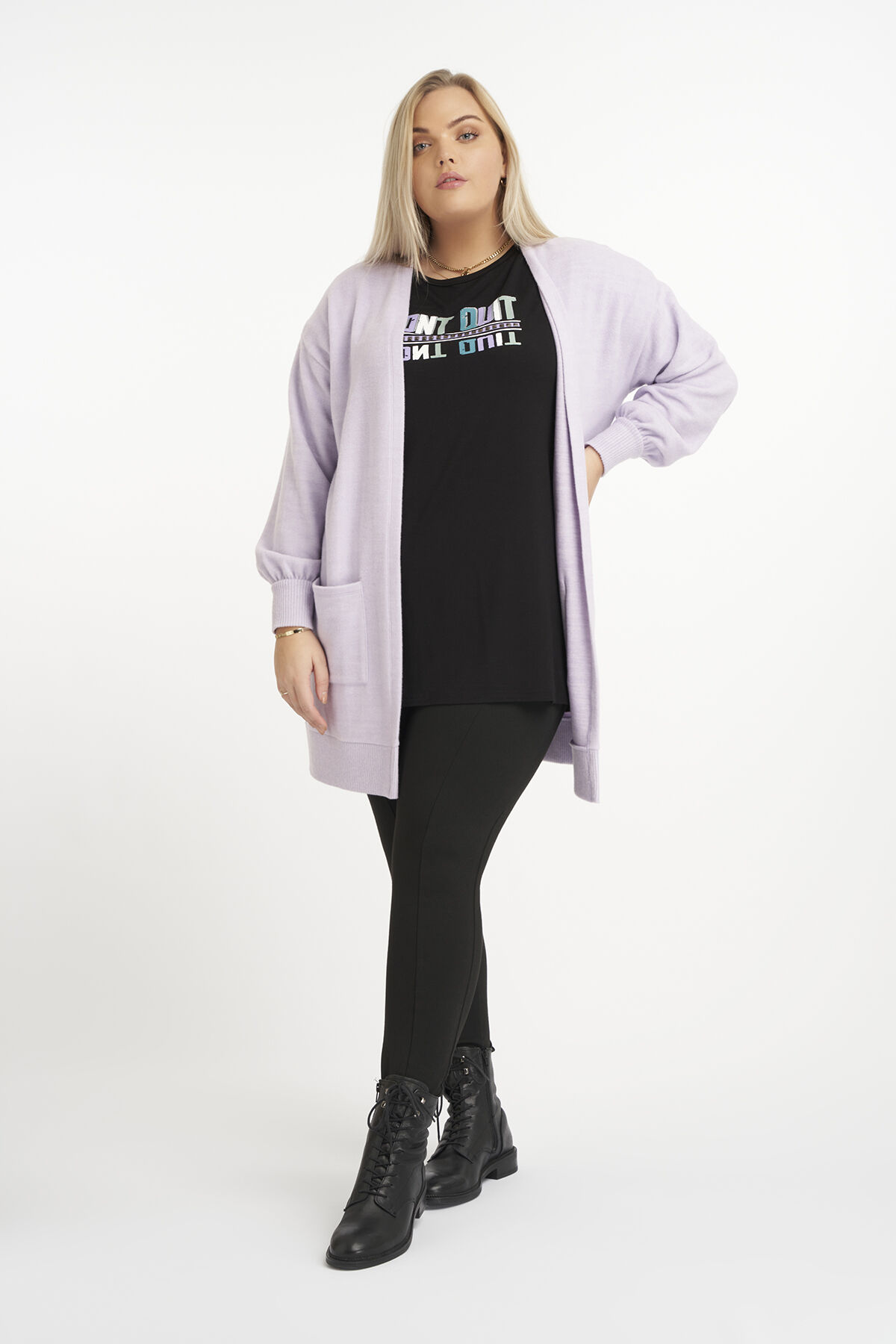 Treggings mit Rei&szlig;verschluss-Imitation image number 5