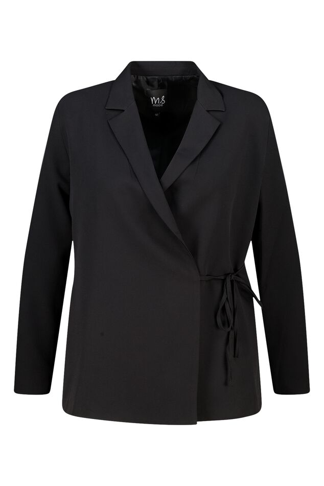 Oversize-Blazer mit Krawattengürtel image number 1
