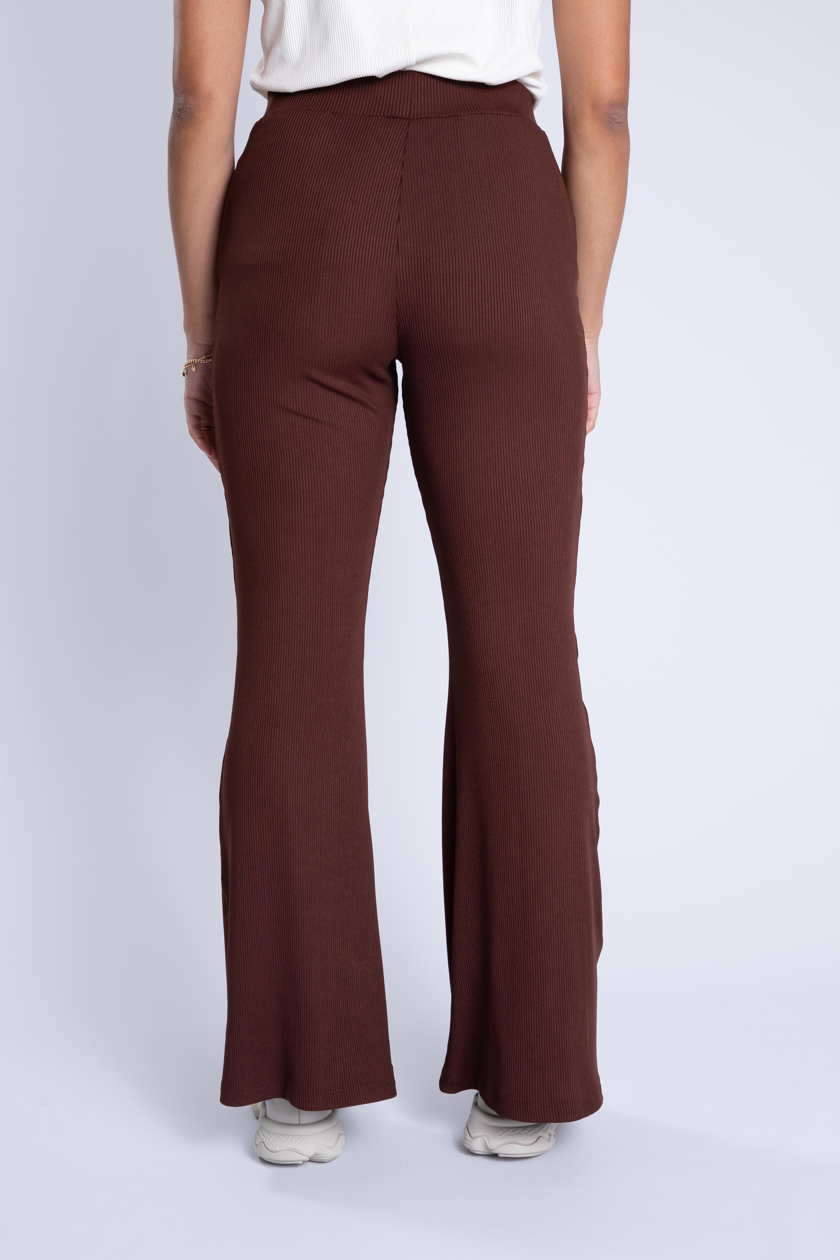 Ausgestellte Ripp-Leggings  image number 7