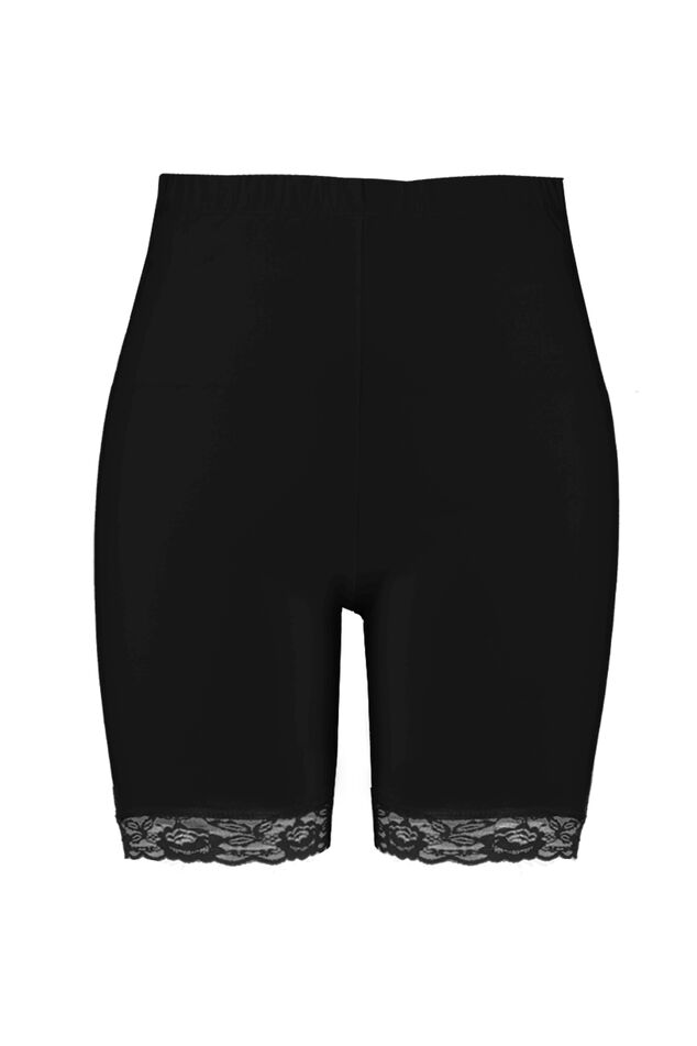 Kurze Leggings mit Spitze image number 1