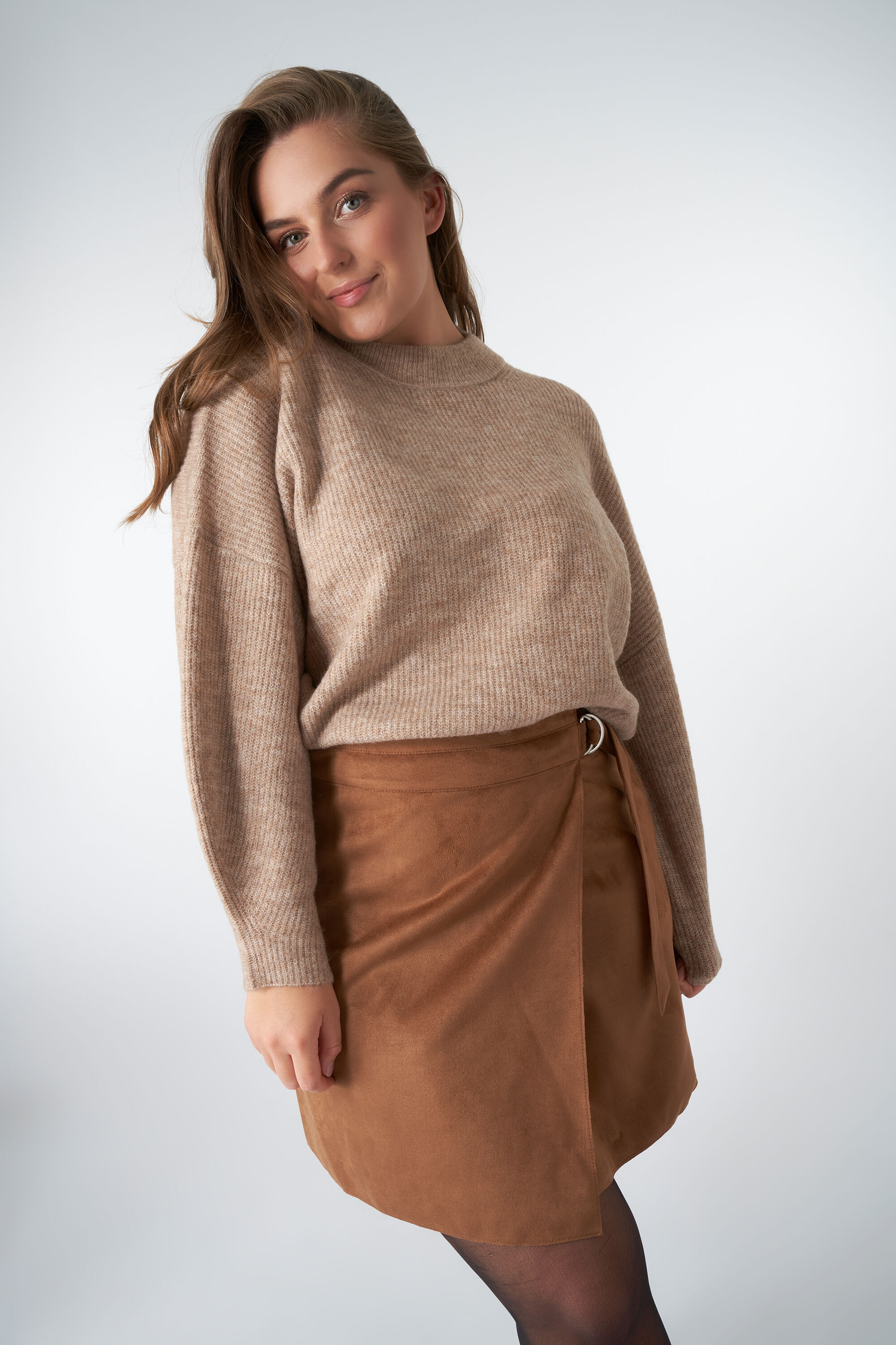 &Uuml;berrock aus Wildlederimitat image number 0