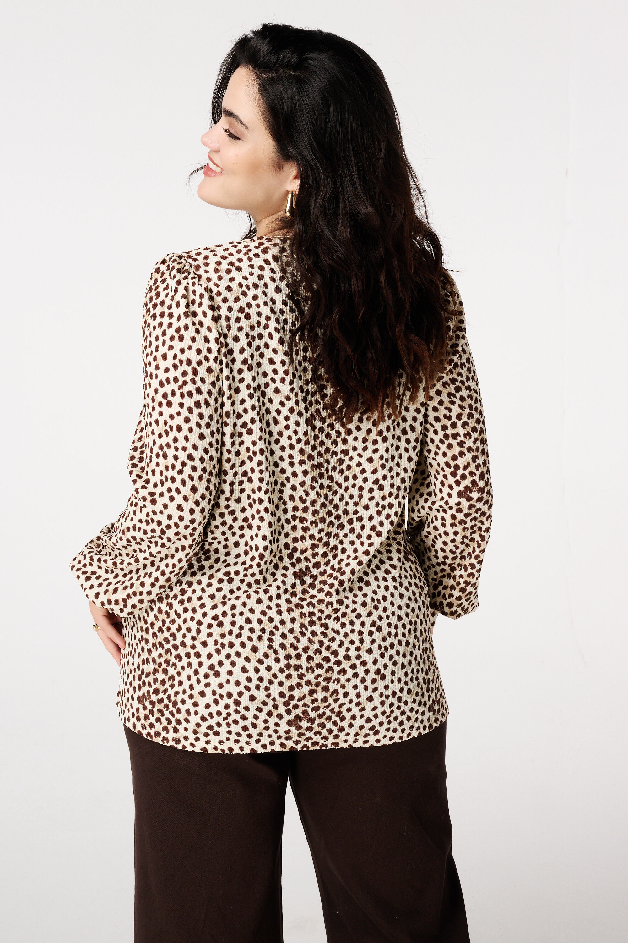 Top mit elegantem Print image number 3