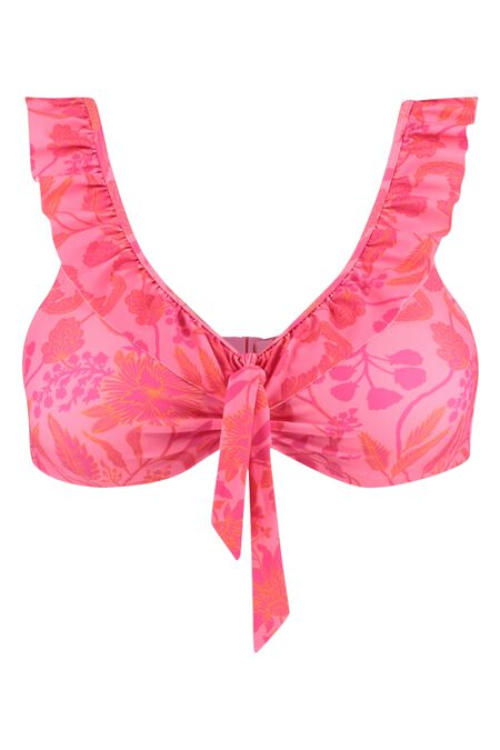 Bikinioberteil mit Print