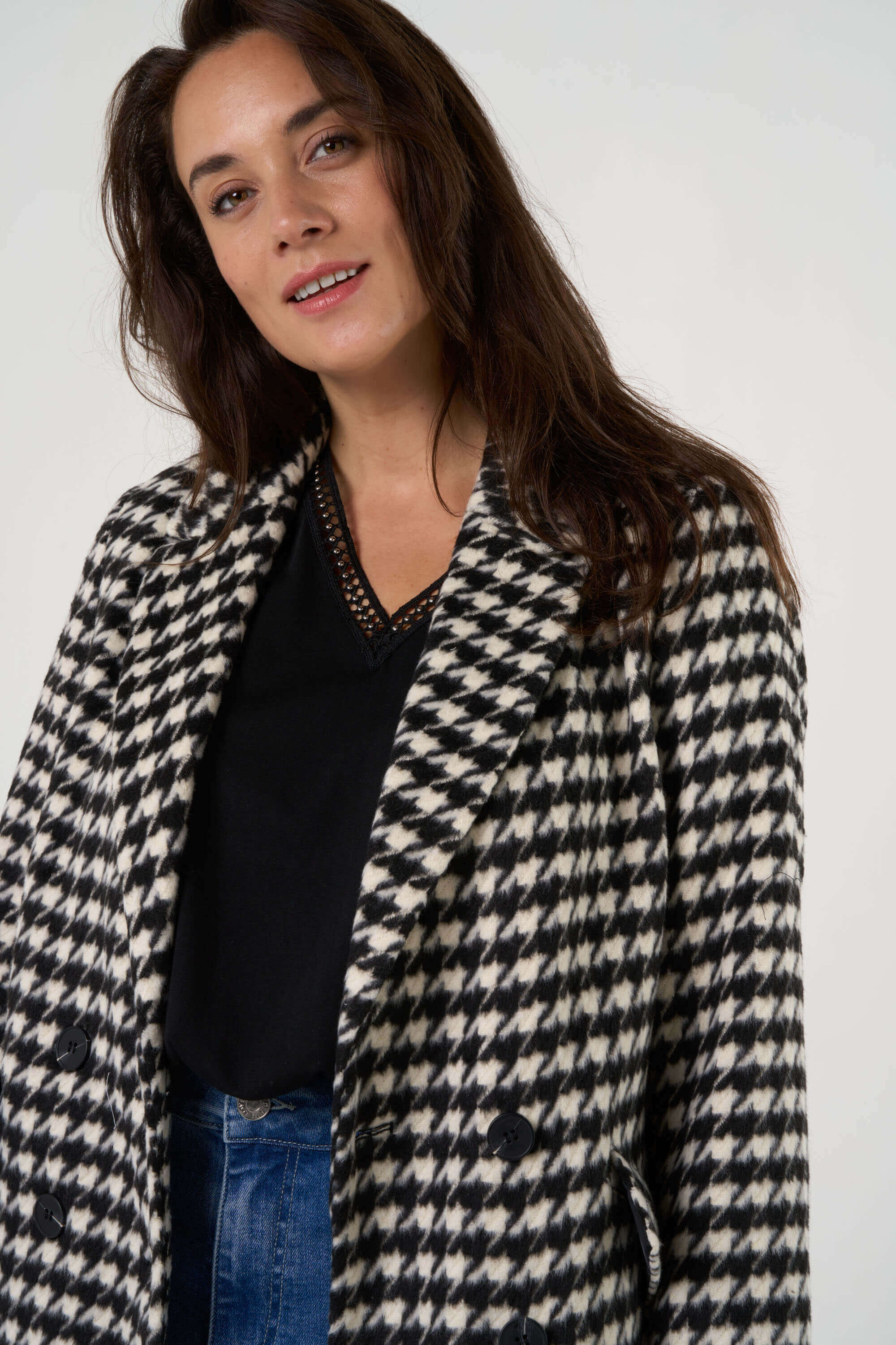 Zweifarbiger Mantel  image number 6