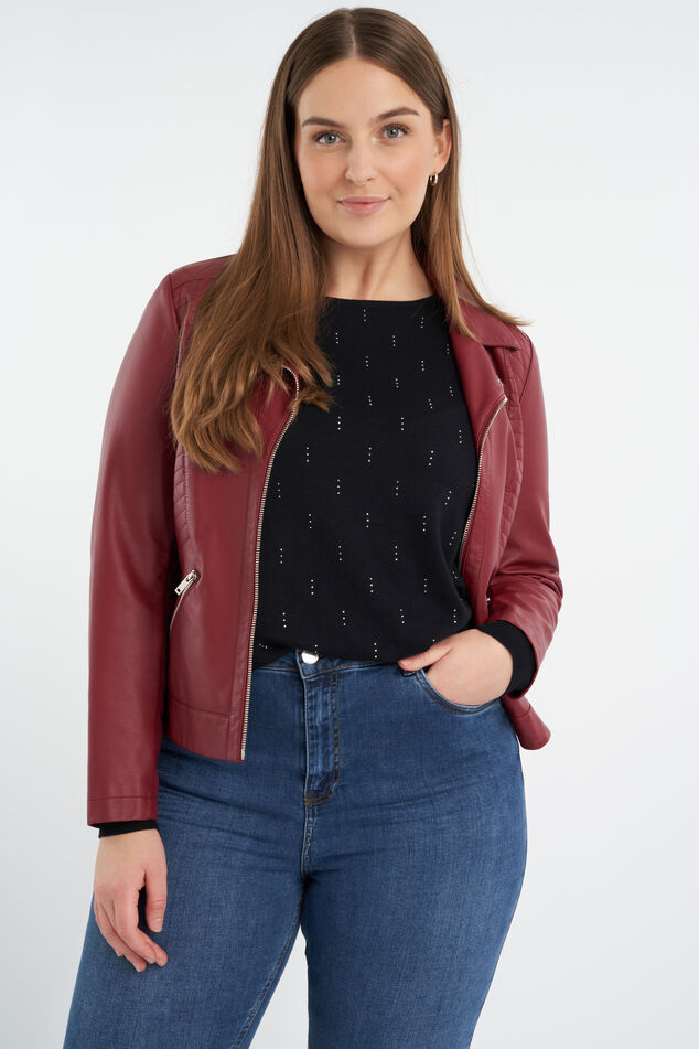 PU-Kunstlederjacke image number 0