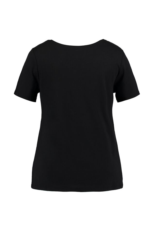 T-Shirt mit Text-Print image number 2