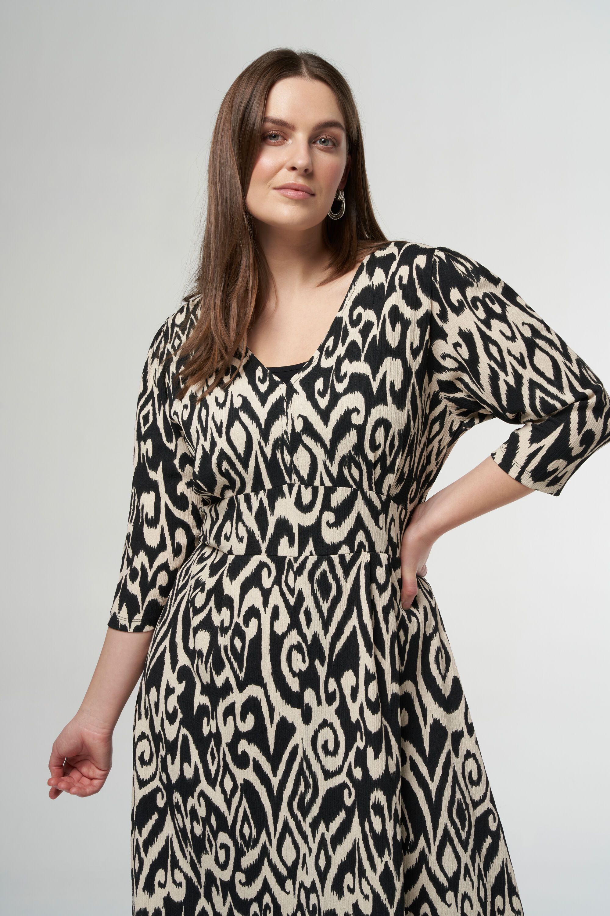 Midikleid mit Print image number 5