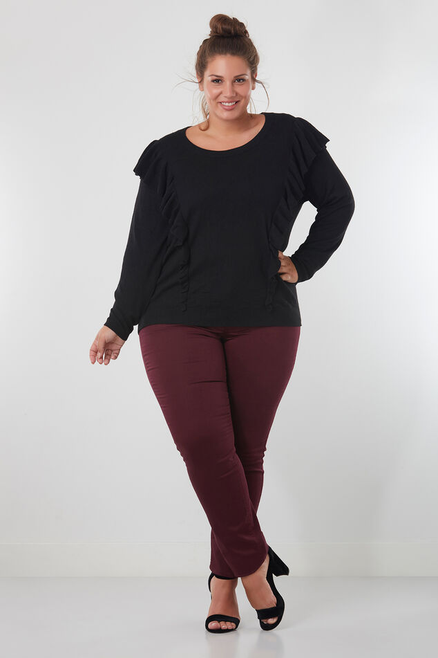 Pullover mit Rüschen image number 3