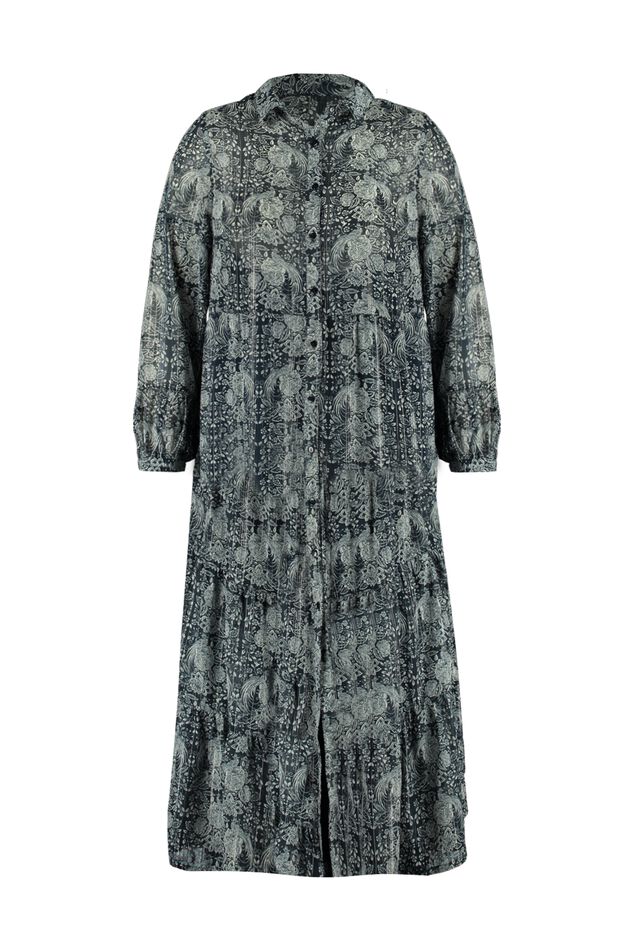 Langes Kleid mit Blumen-Print image number 2