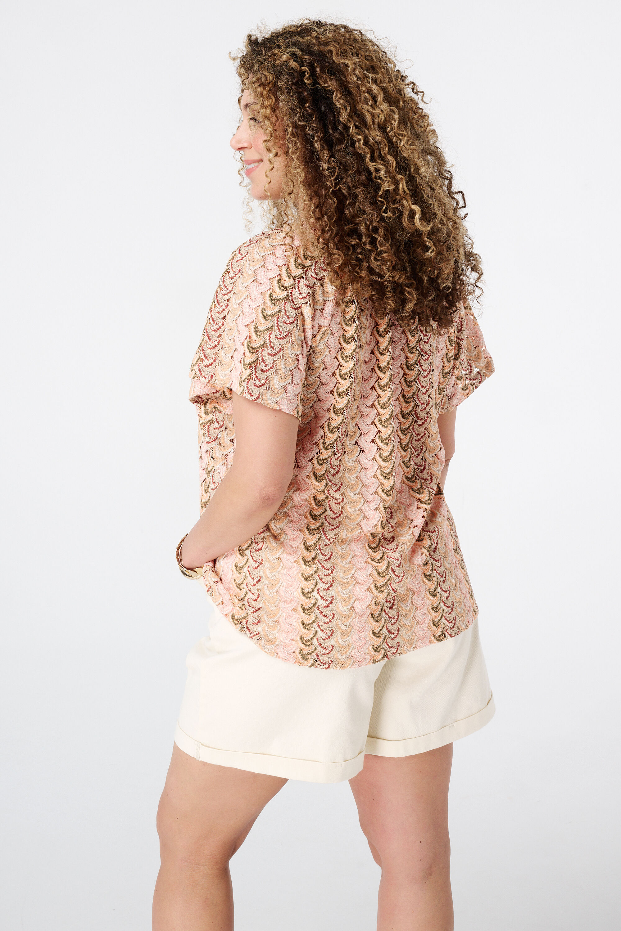 Top mit Strick-Struktur image number 3