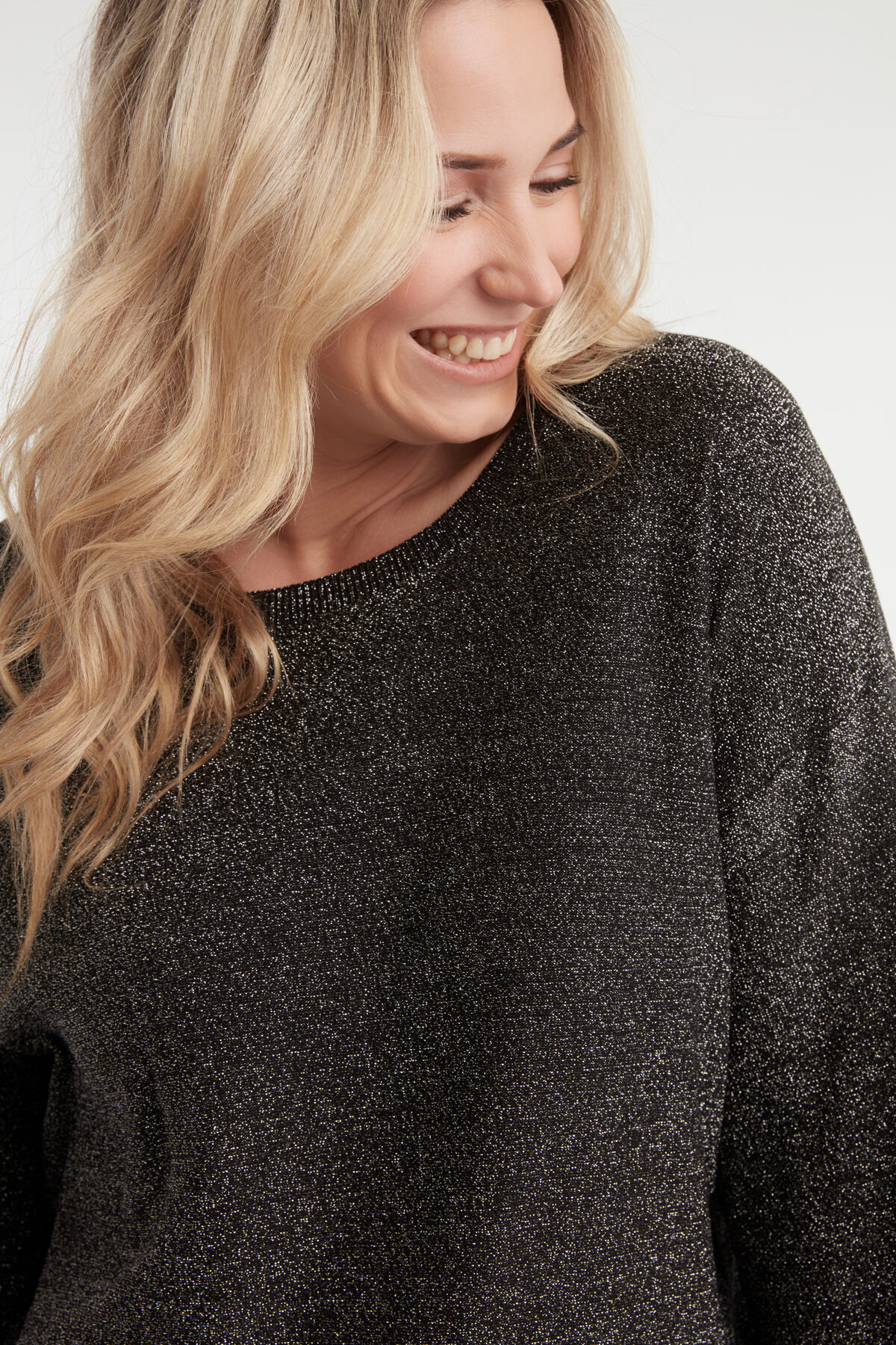 Langer Lurex-Pullover image number 4