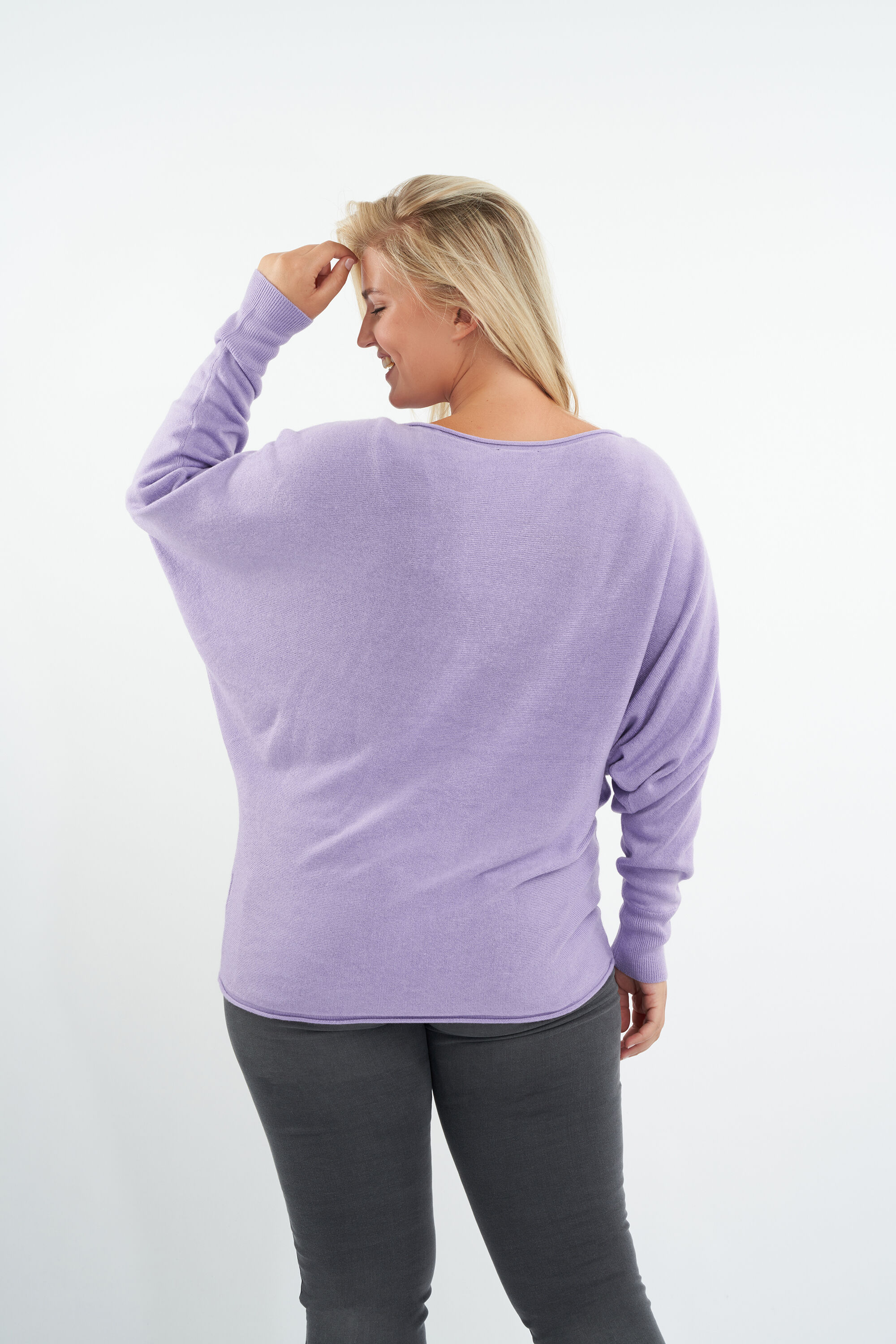 Pullover mit Fledermaus&auml;rmeln image number 3