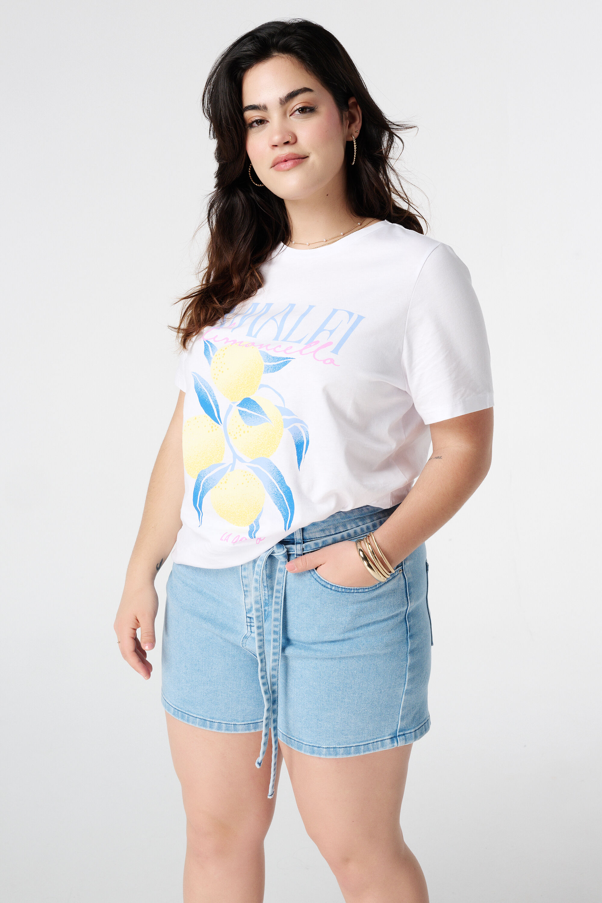 T-Shirt mit Zitronenprint image number 4