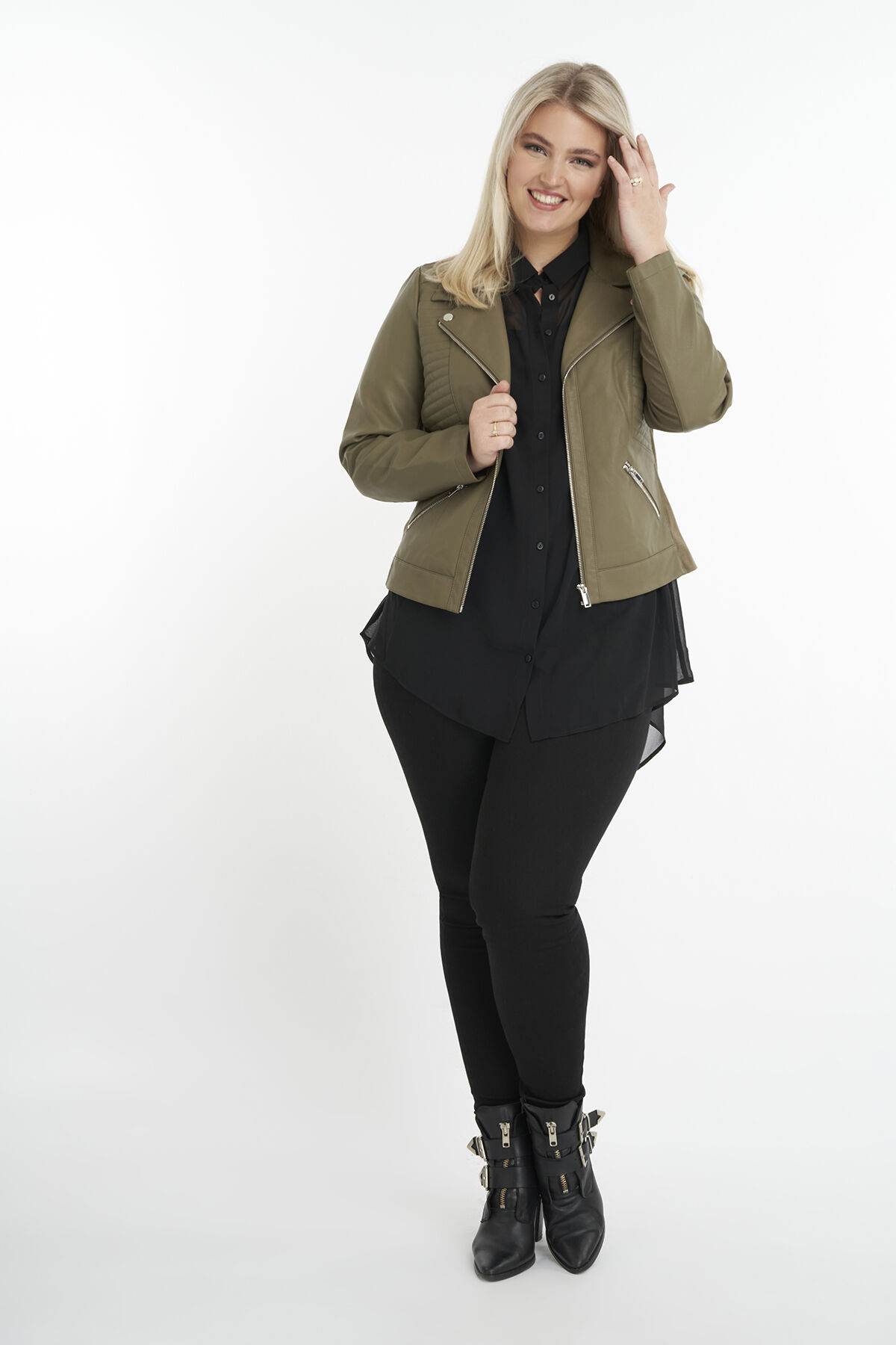 PU-Kunstlederjacke image number 5