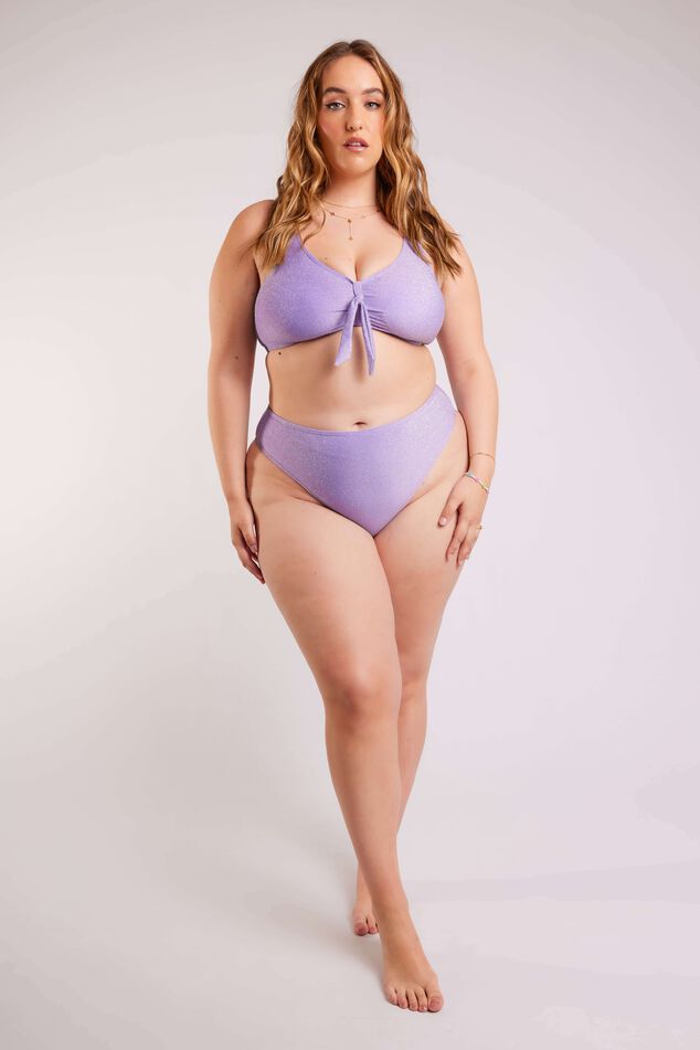 Bikinioberteil mit Glitzer image number 7