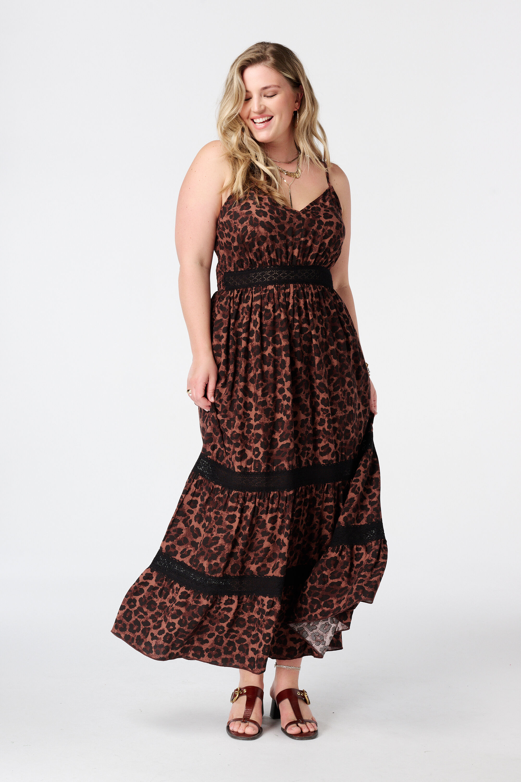 Maxikleid mit Print image number 5