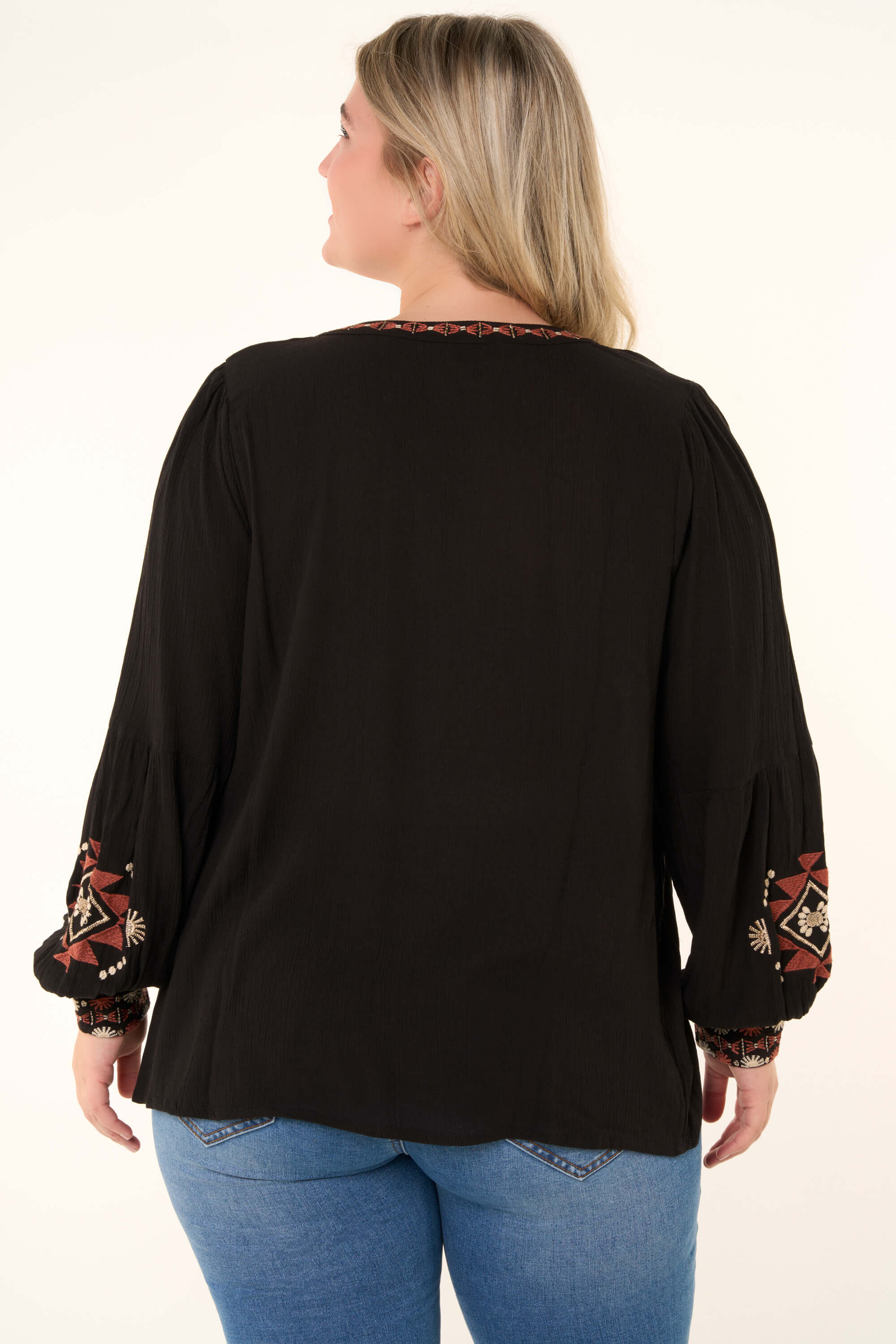 Bluse mit Ballon&auml;rmeln image number 4