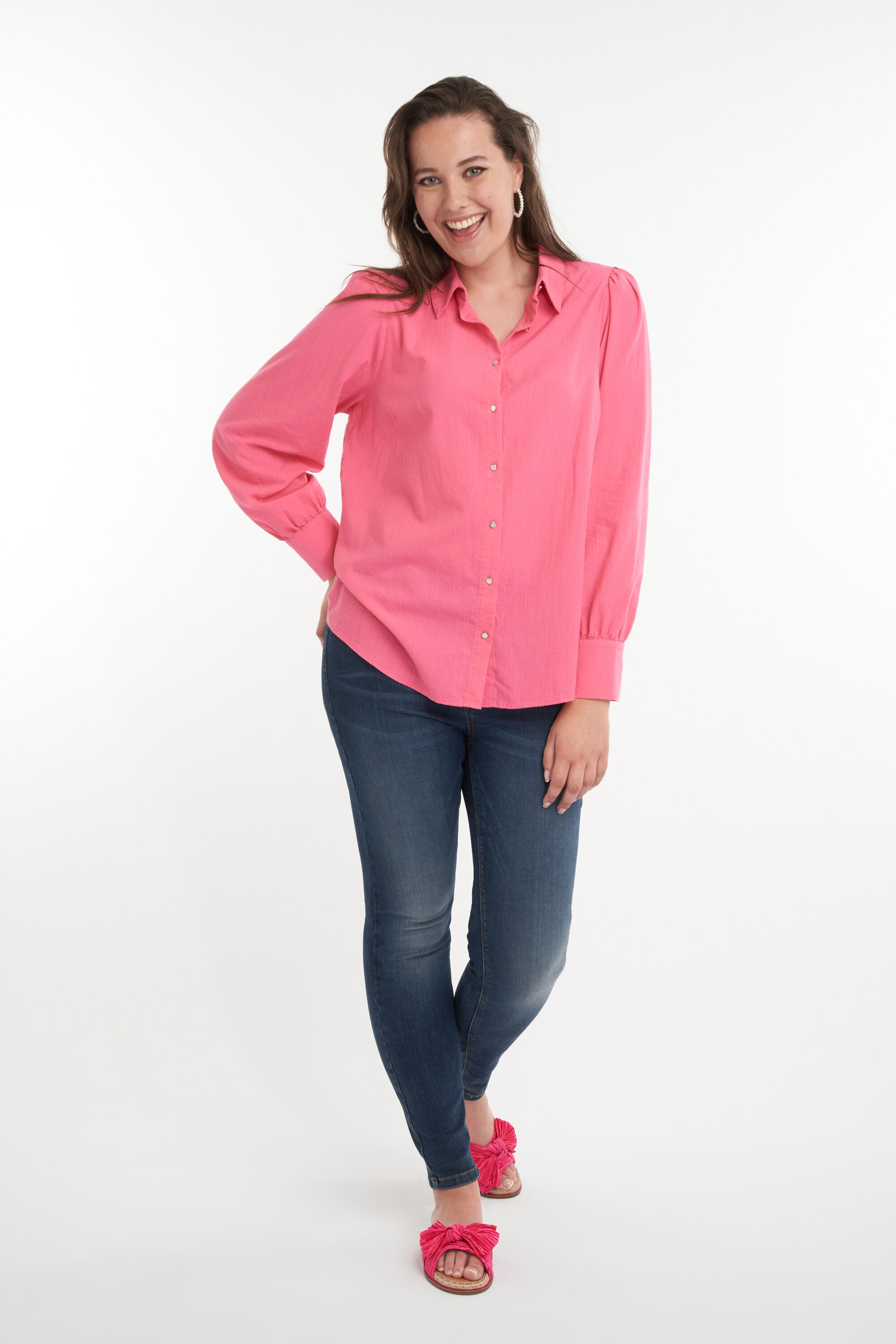 Bluse mit bauschigen &Auml;rmeln  image number 5