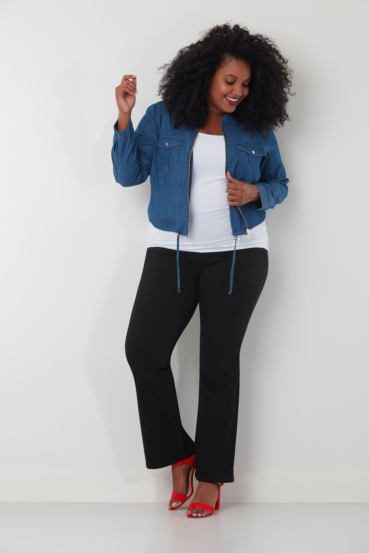 Bootcut-Jeans VIOLET image number 4