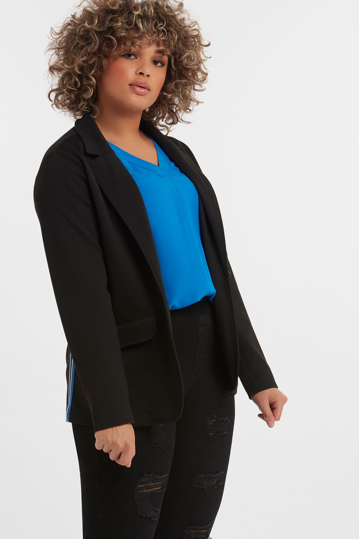 Blazer mit Streifen image number 3