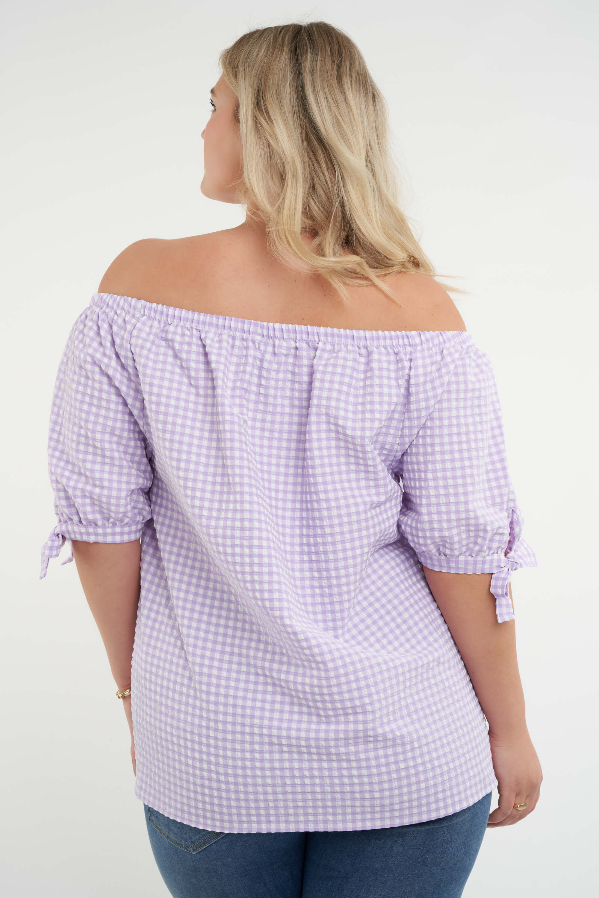 Schulterfreie Bluse  image number 4