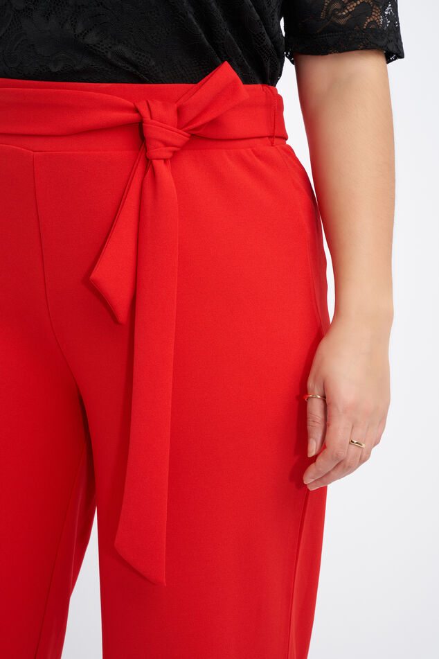 Hose mit Bindegürtel image number 5
