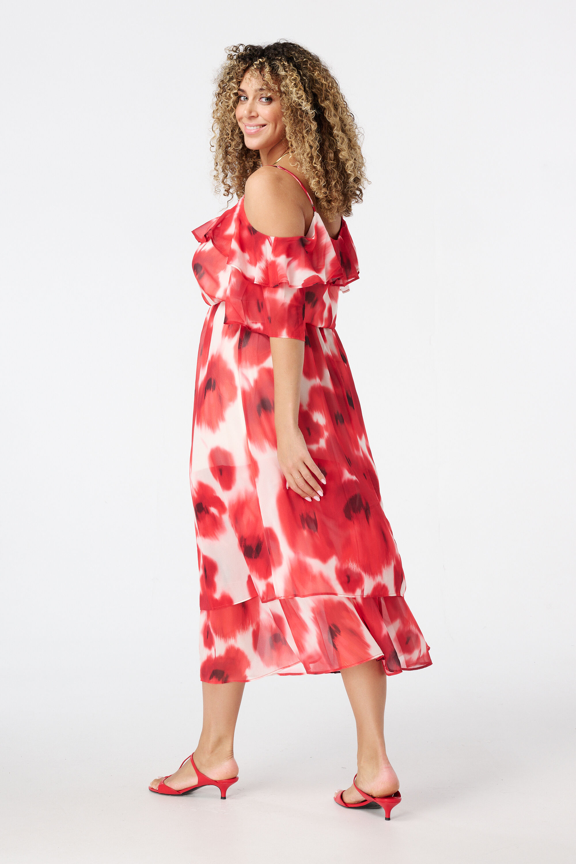 Midikleid mit Druck image number 3