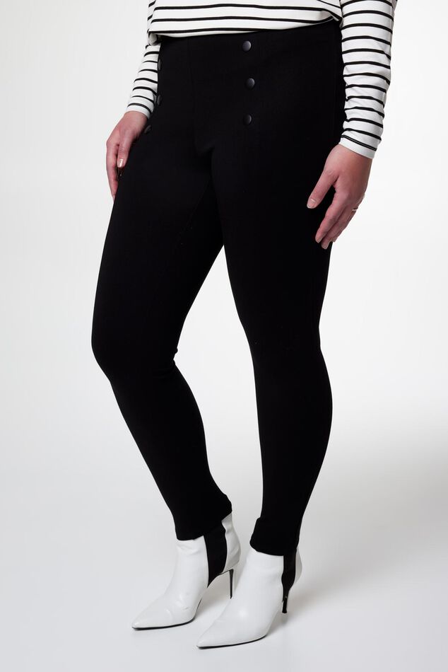 Treggings mit Knöpfen image number 5