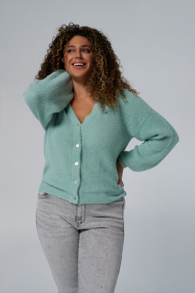 Flauschiger Cardigan image number 0
