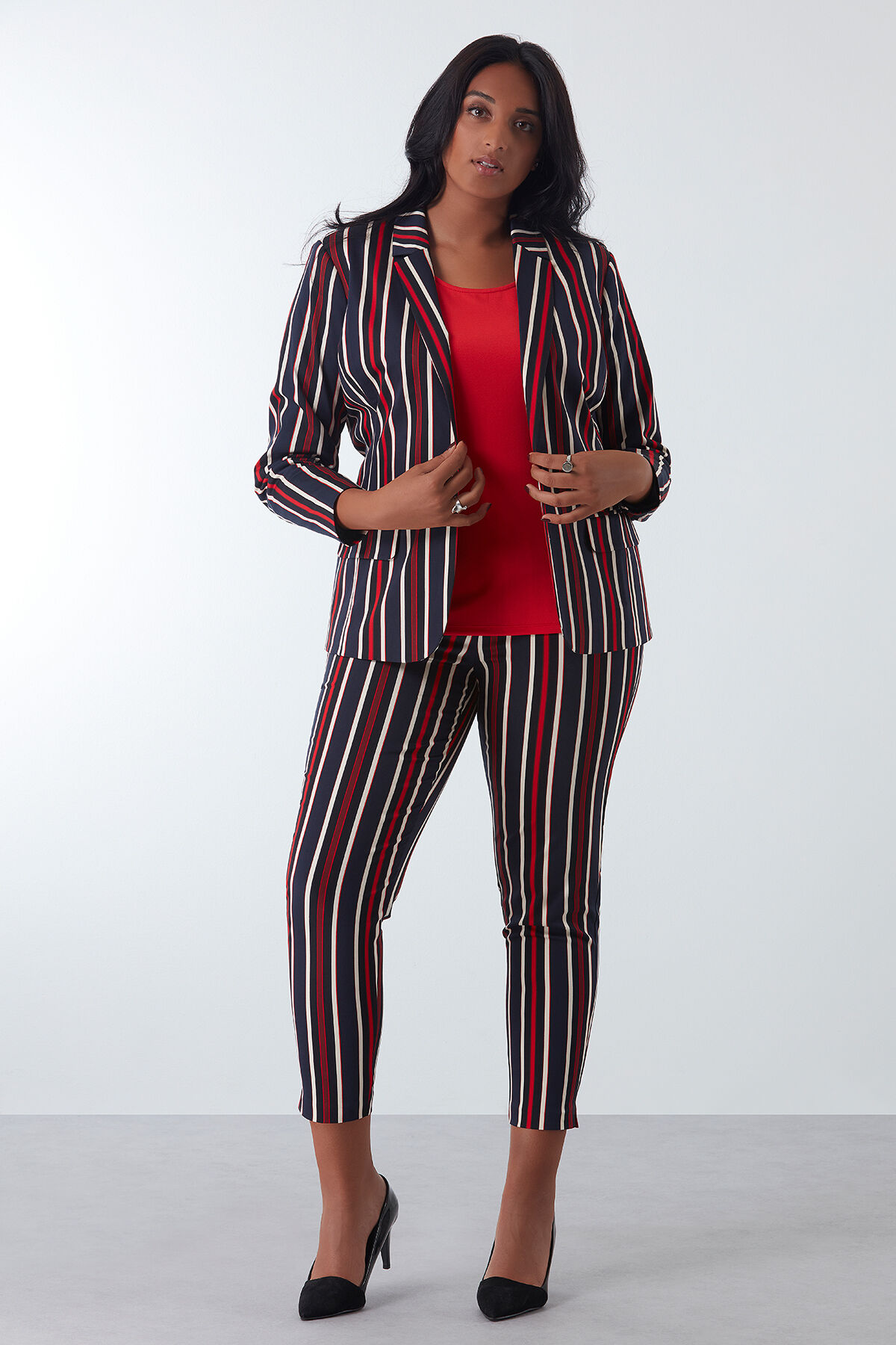 Gestreifter Blazer image number 6