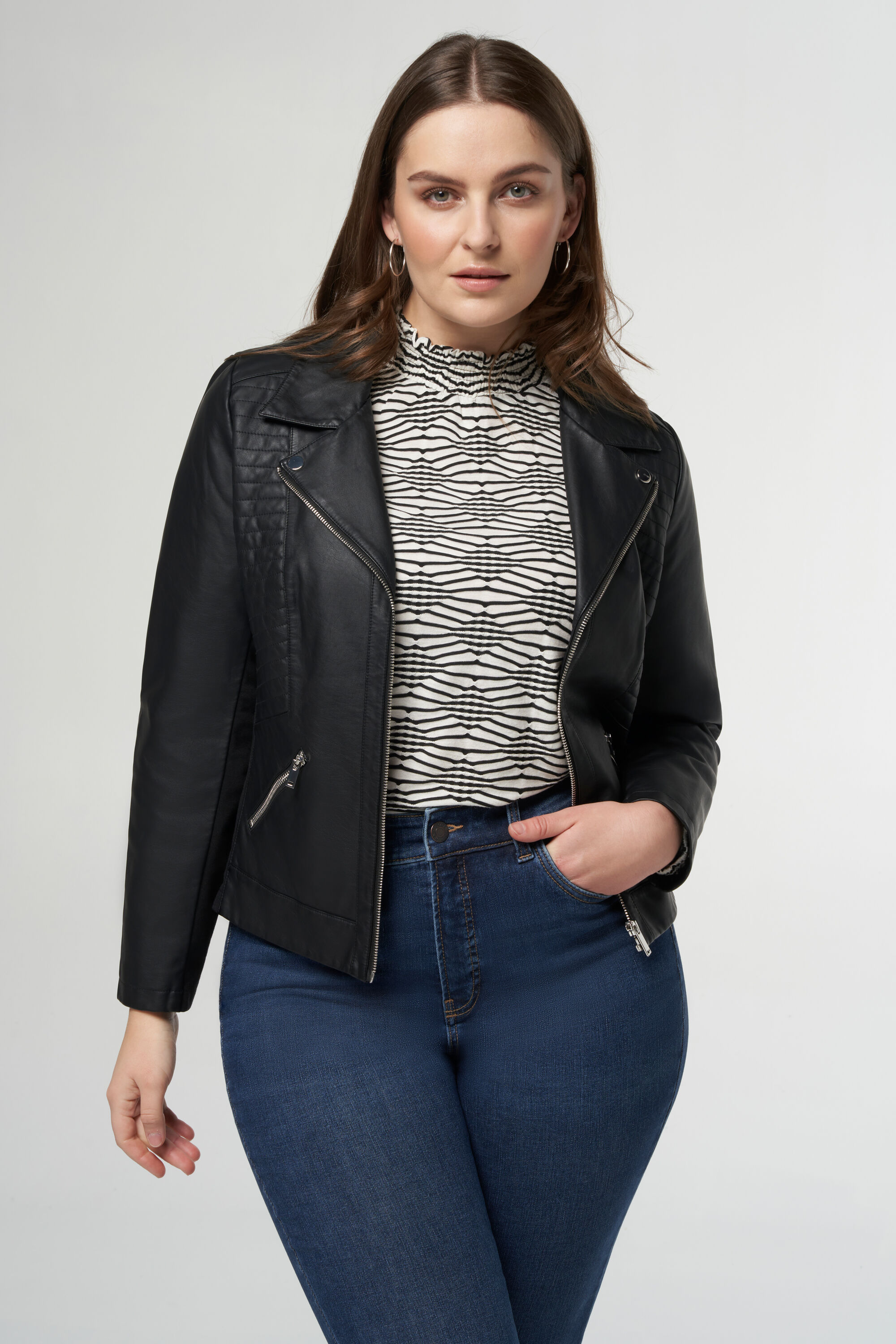 PU-Kunstlederjacke image number 6