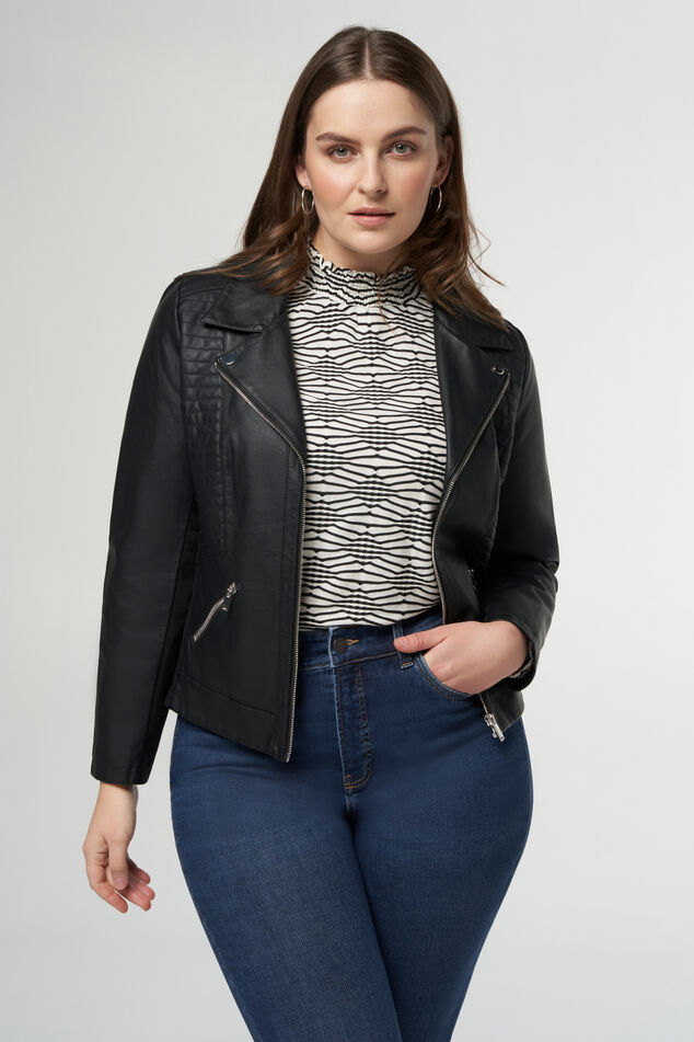 PU-Kunstlederjacke image number 6