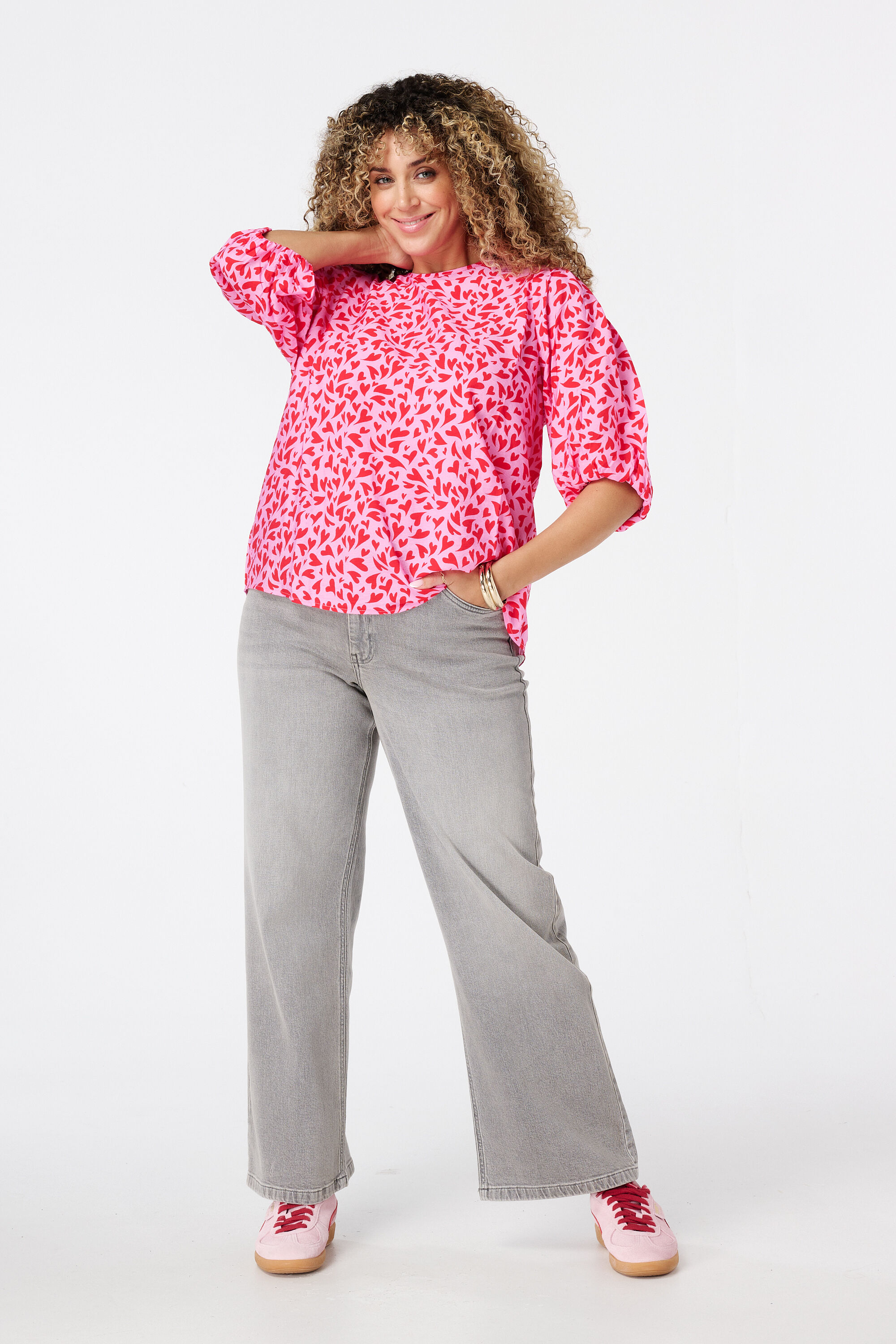 Bluse mit Print image number 5