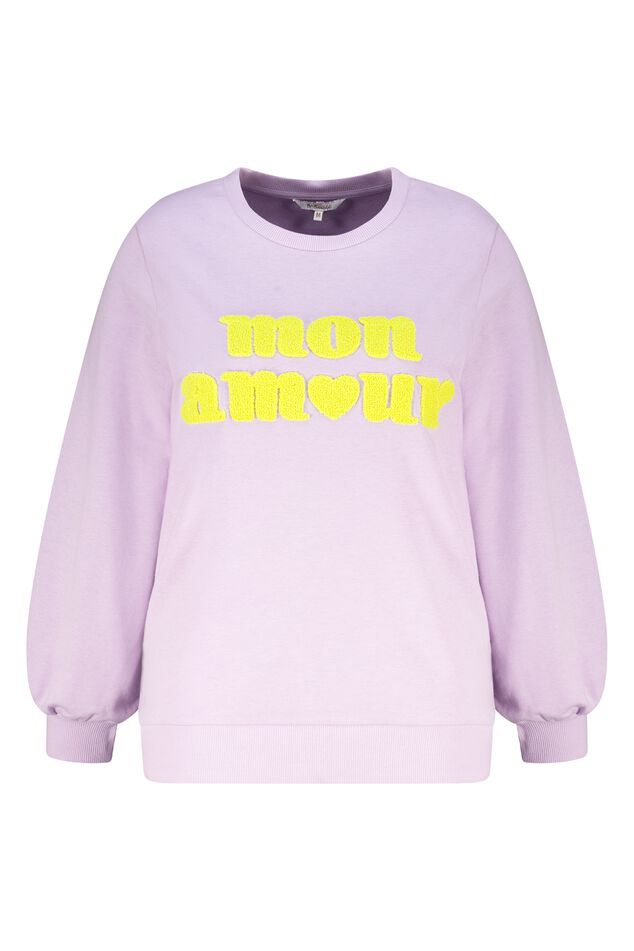 Pullover mit Text-Print image number 1