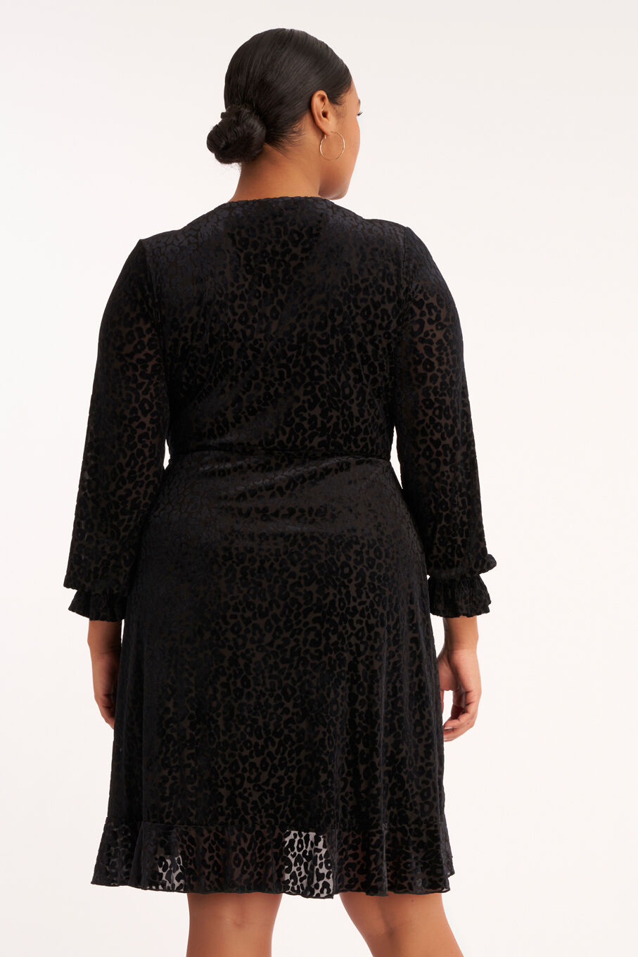 Wickelkleid mit Leoparden-Print image number 4