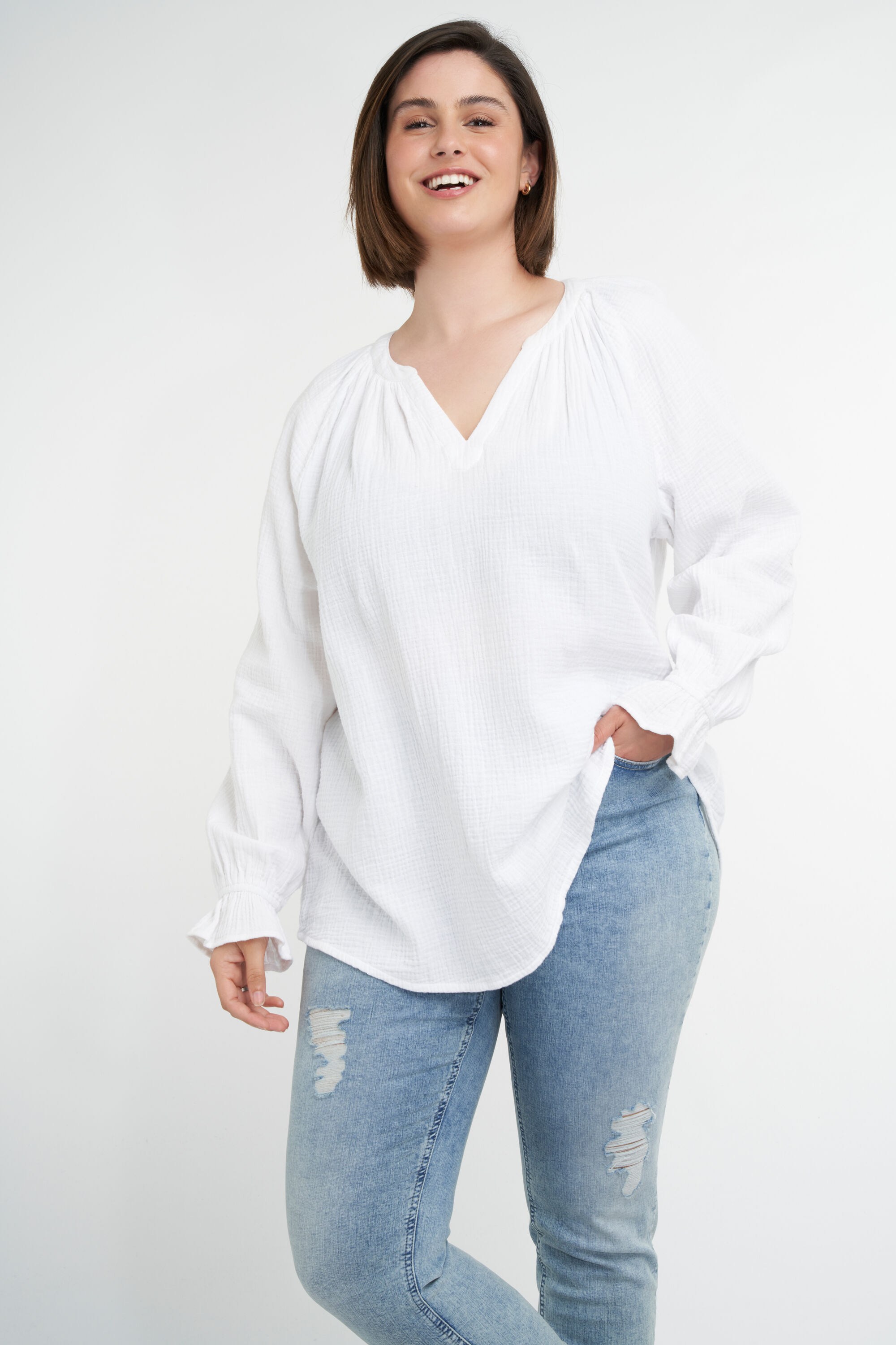 Musselin-Bluse image number 7