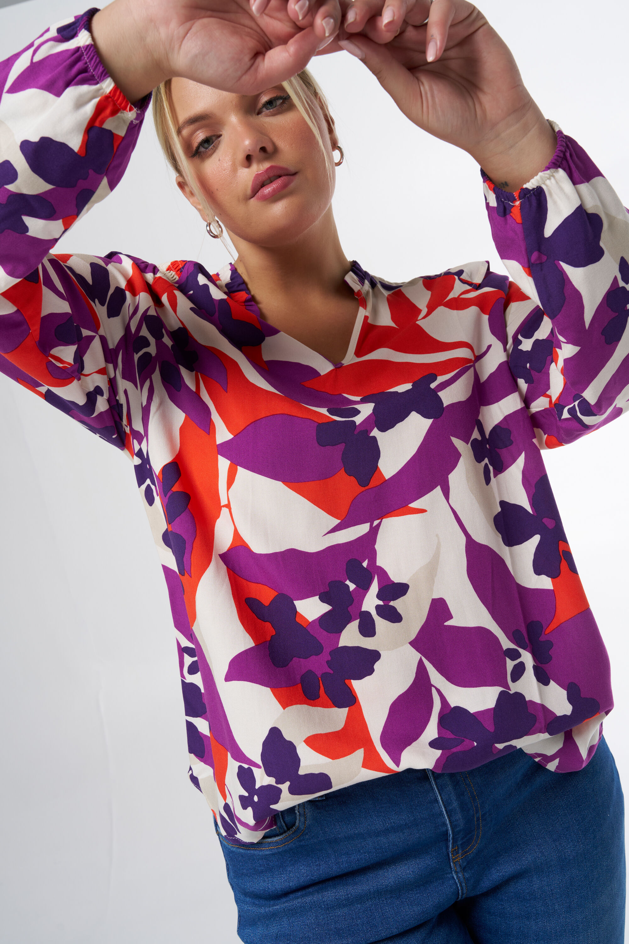 Bluse mit Druck image number 6