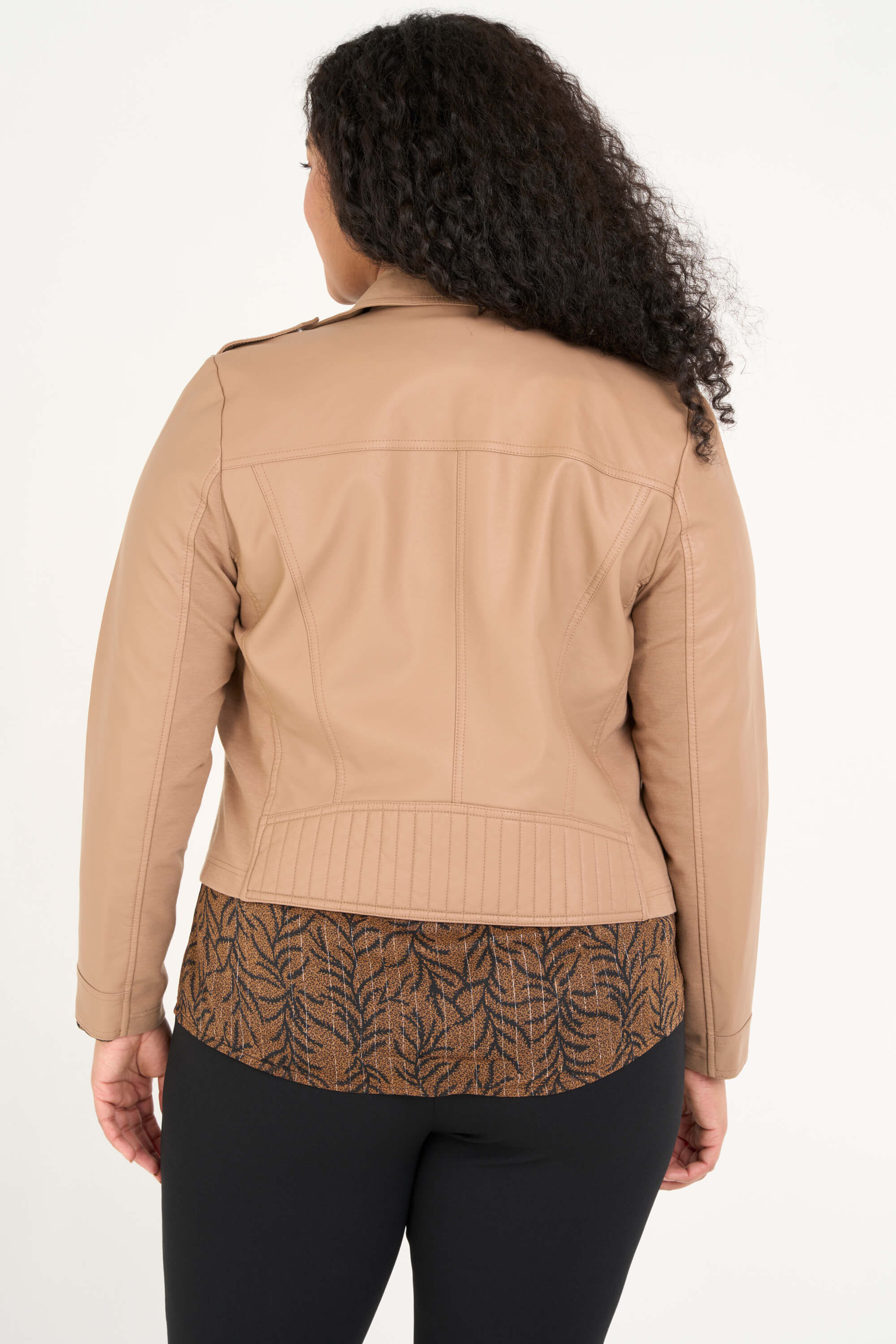 Biker-Jacke aus Kunstleder image number 3