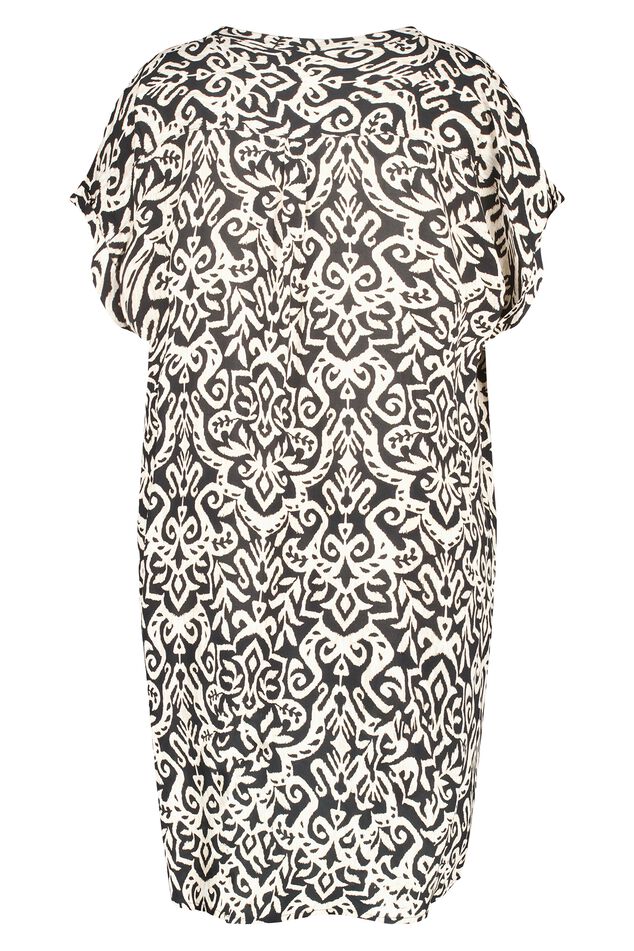 Weit geschnittenes Kleid mit Print image number 2